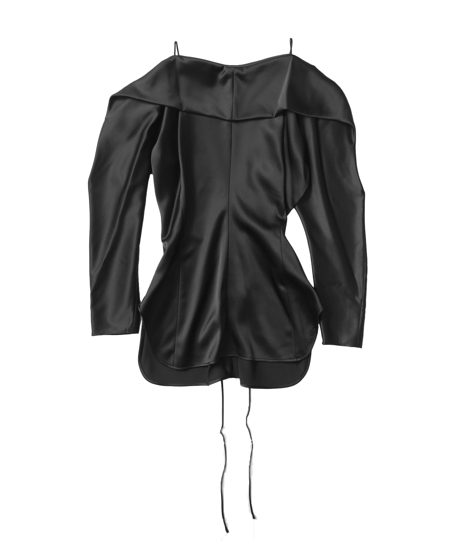 Embossed Leather Motif Triacetate Top