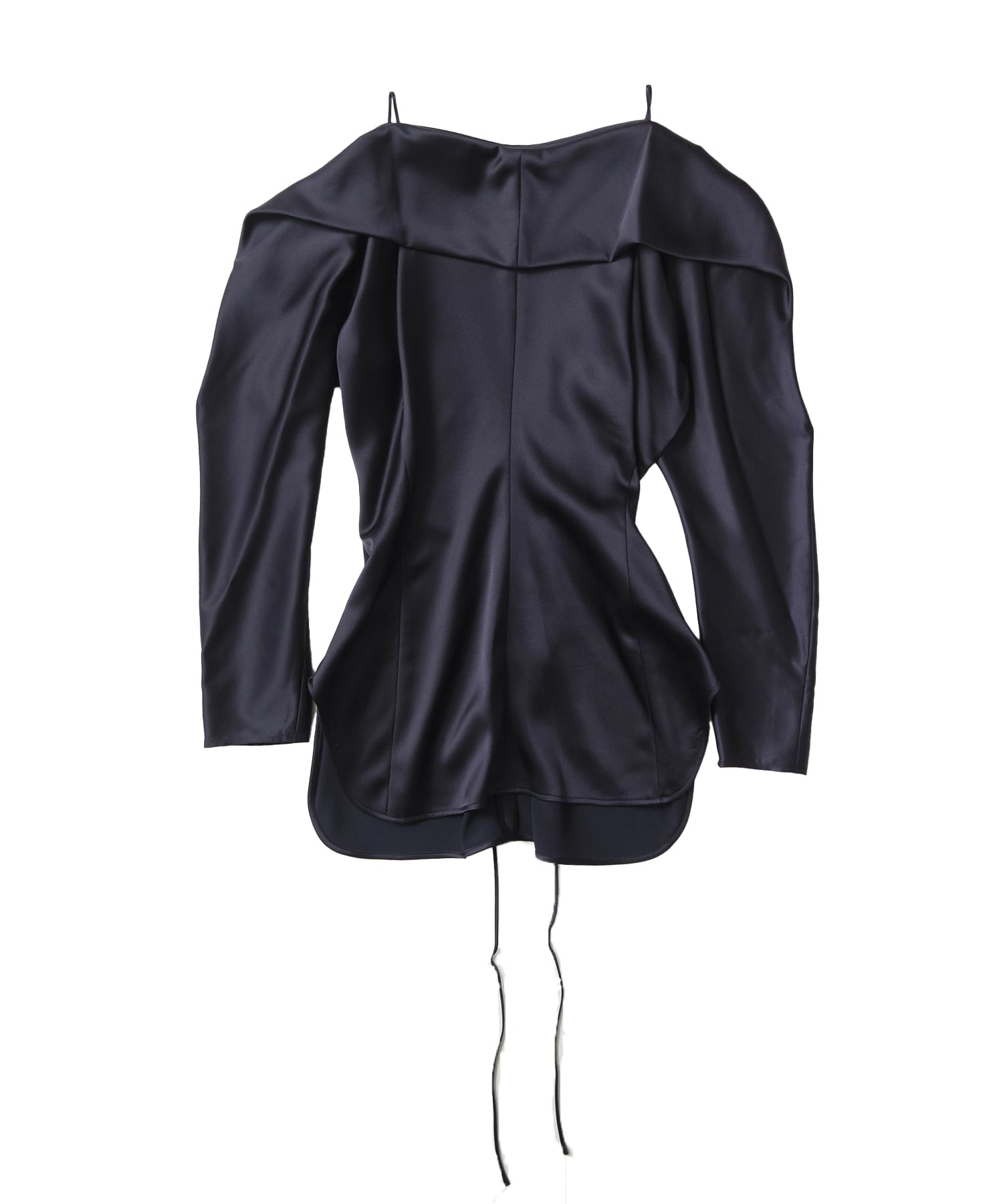Embossed Leather Motif Triacetate Top