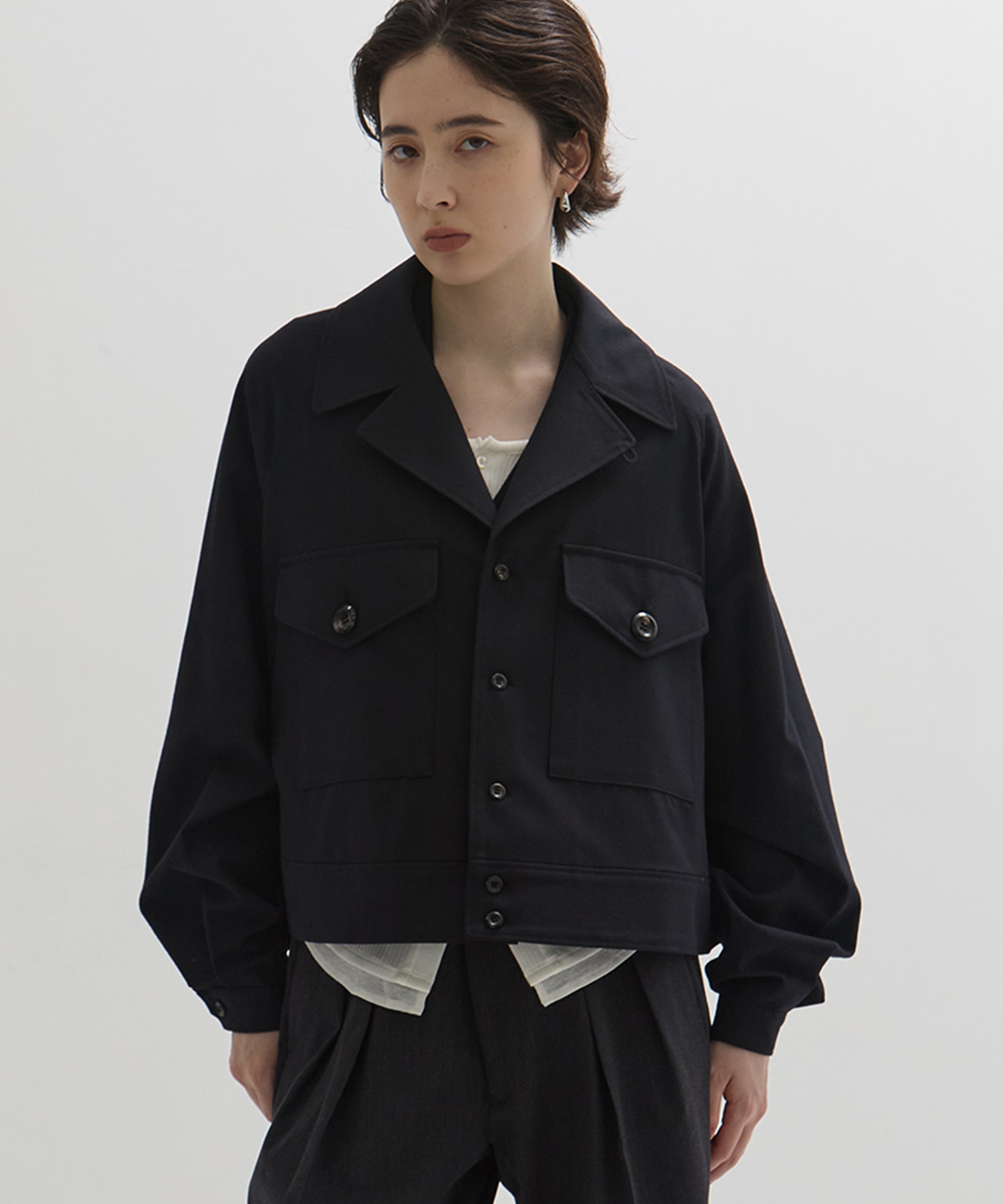 RERACS A-LINE CPO BLOUSE