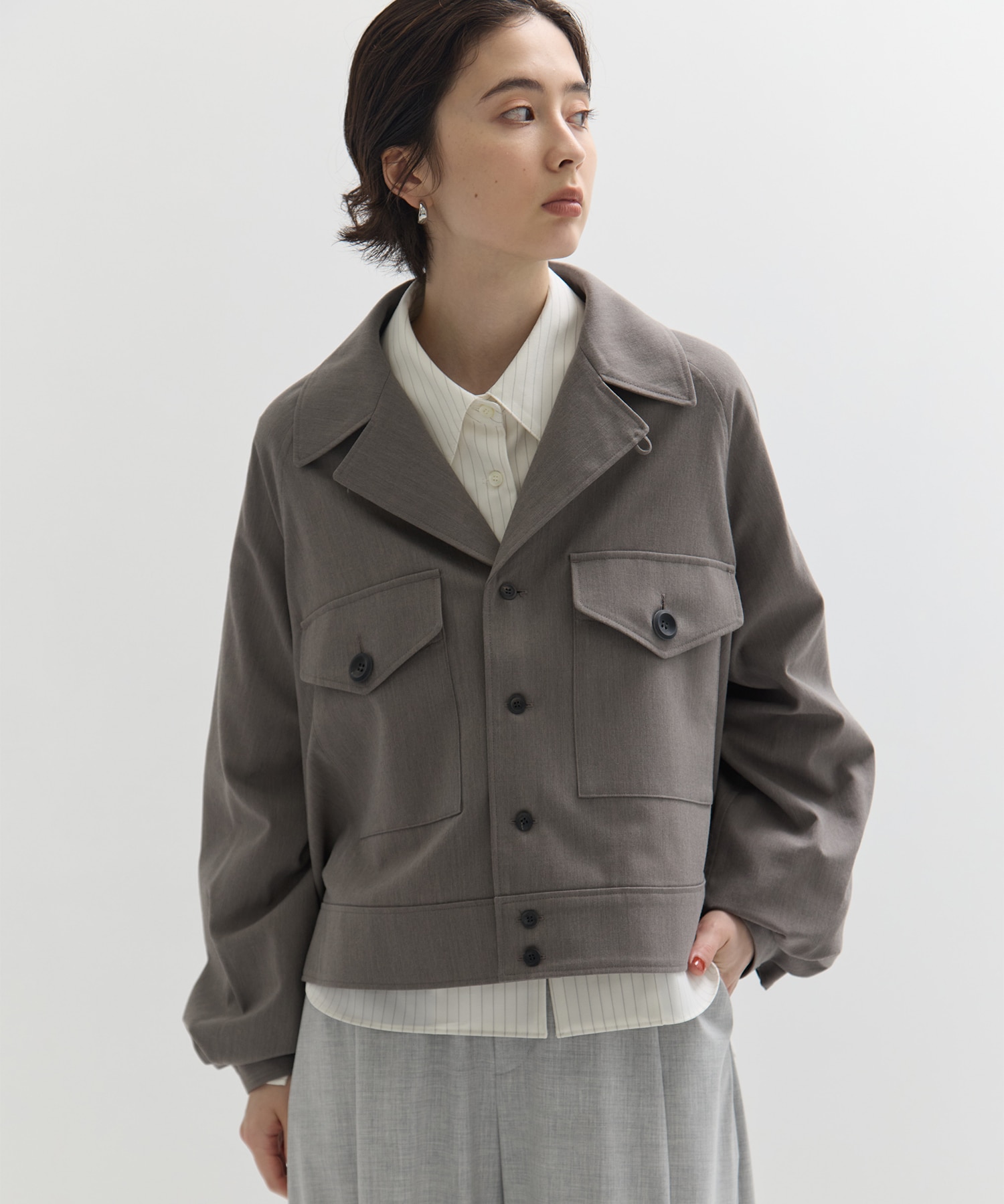 RERACS A-LINE CPO BLOUSE