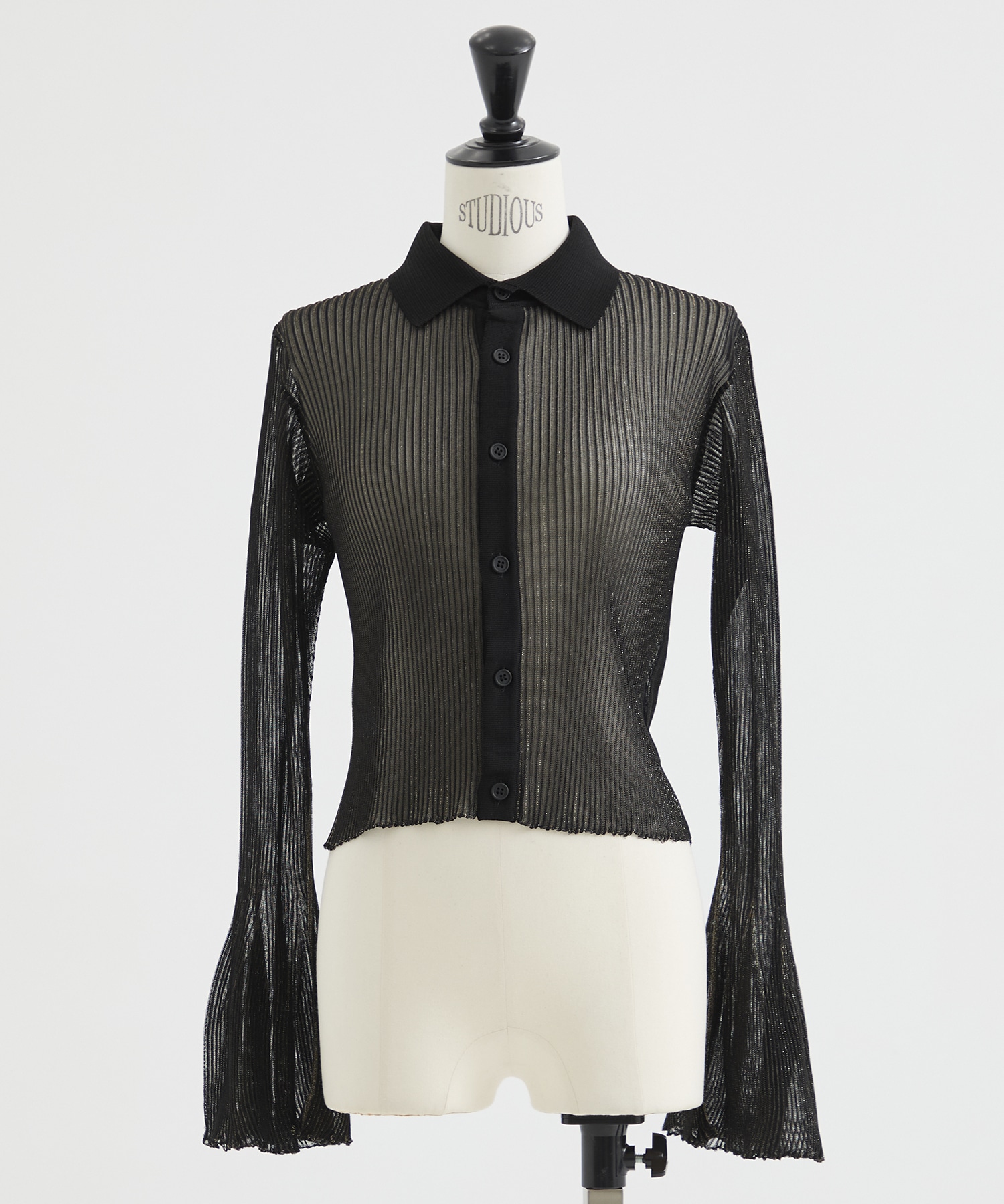 HYPHA LUCENT GLITTER SHIRT CARDIGAN