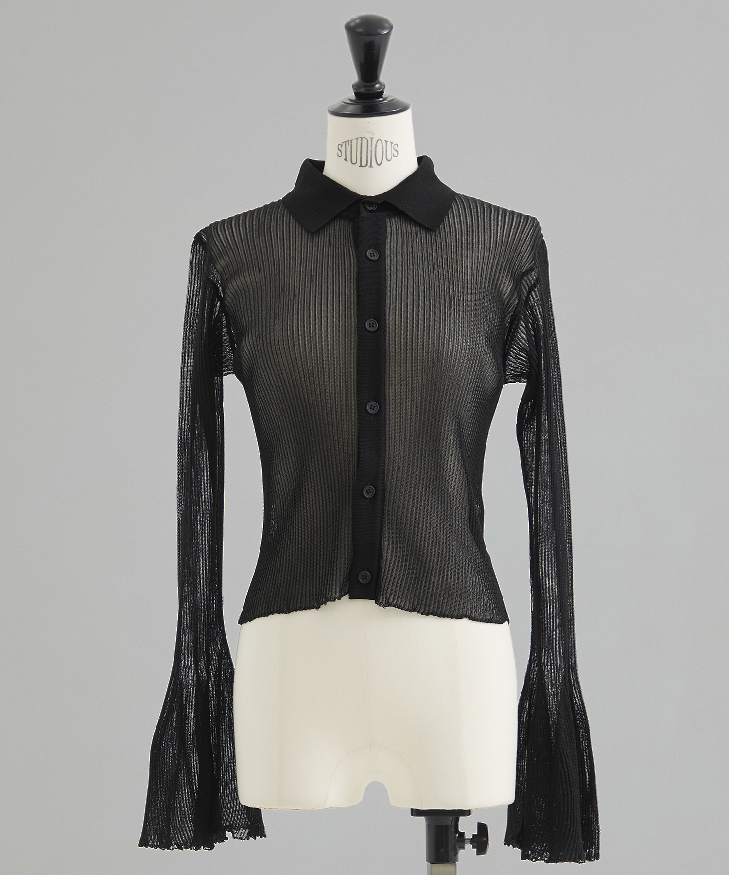 HYPHA LUCENT GLITTER SHIRT CARDIGAN
