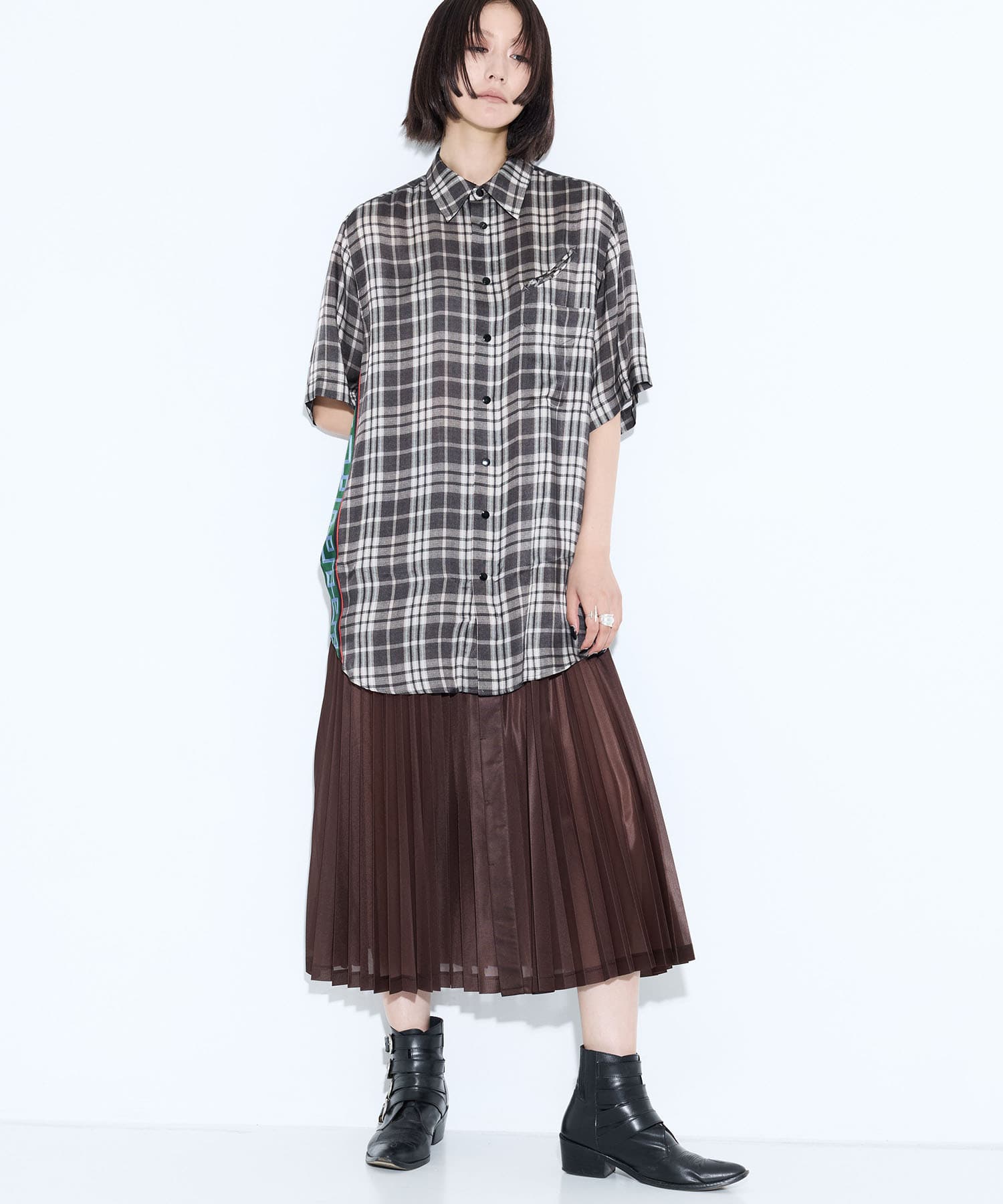 Inner print dress