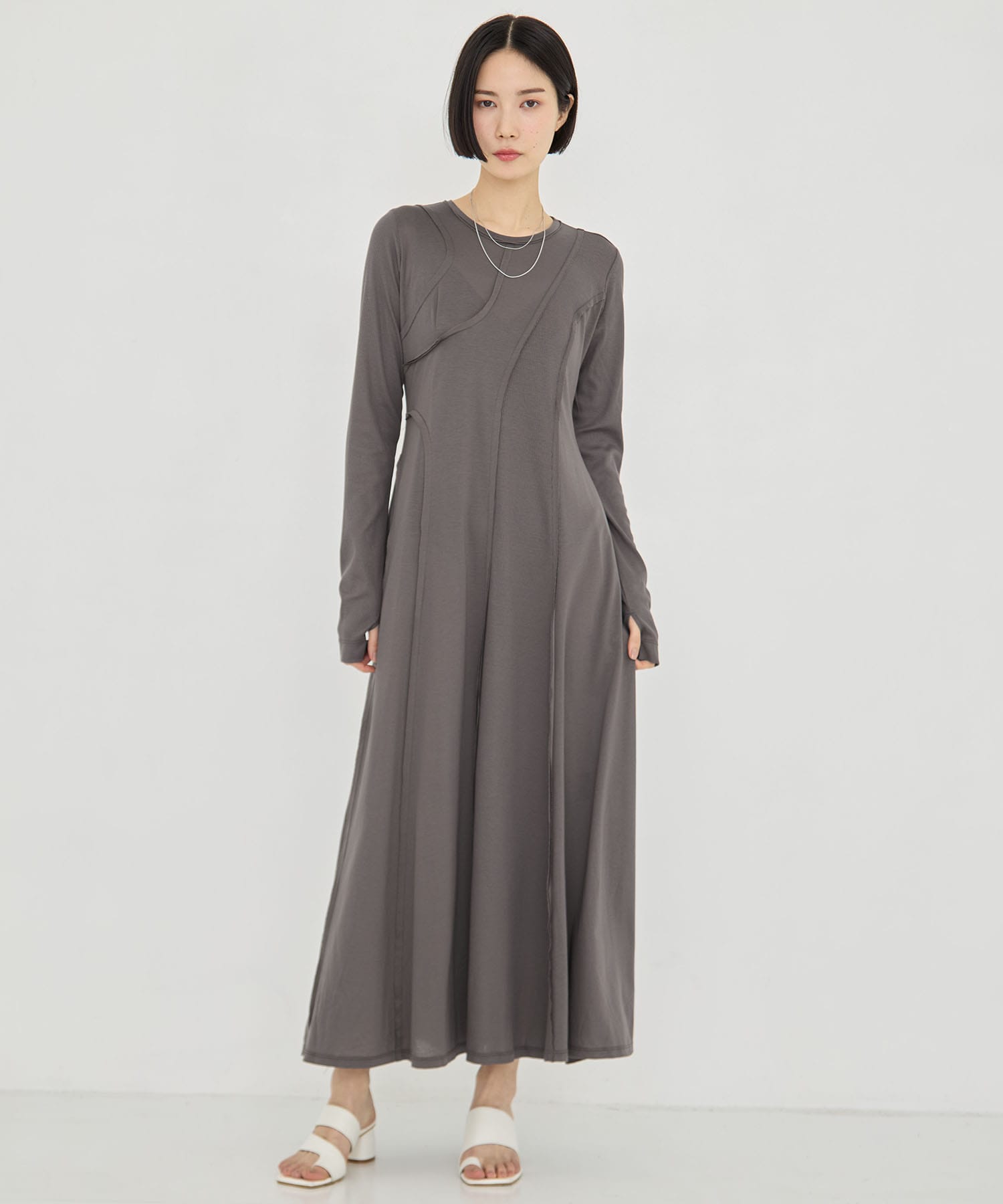 Deconstructed Jersey Dress