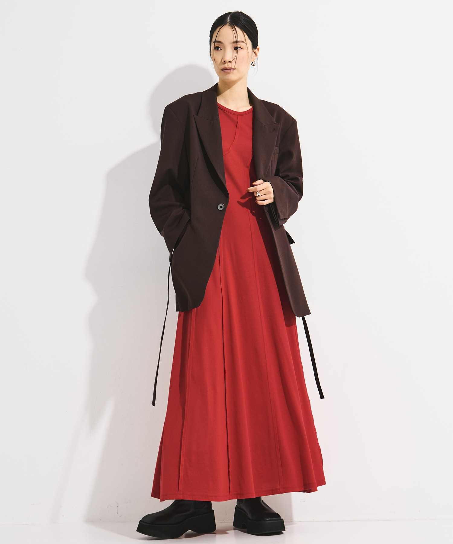 Deconstructed Jersey Dress