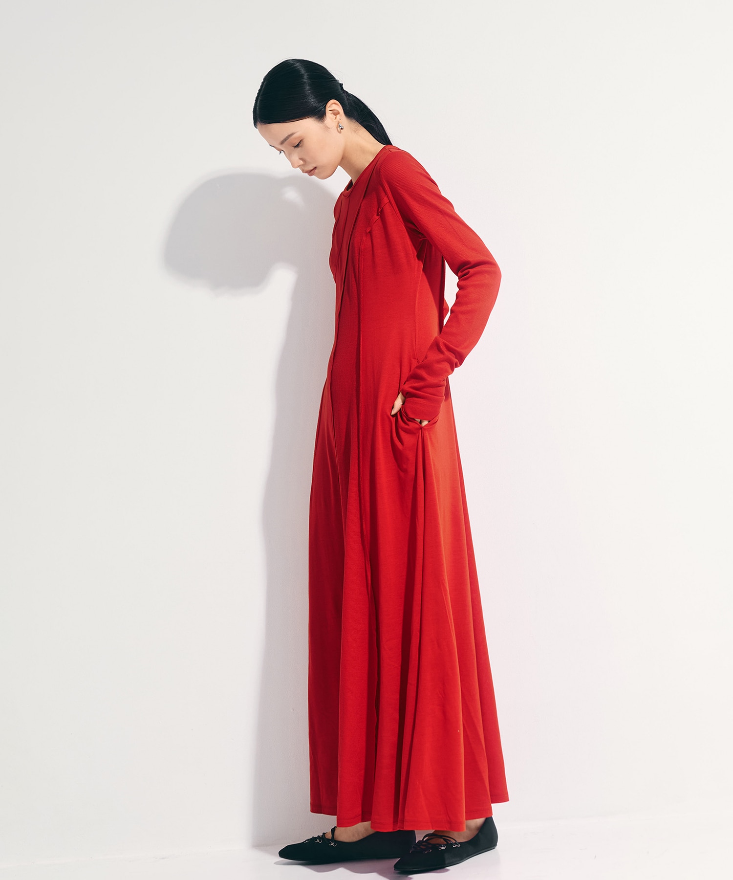Deconstructed Jersey Dress