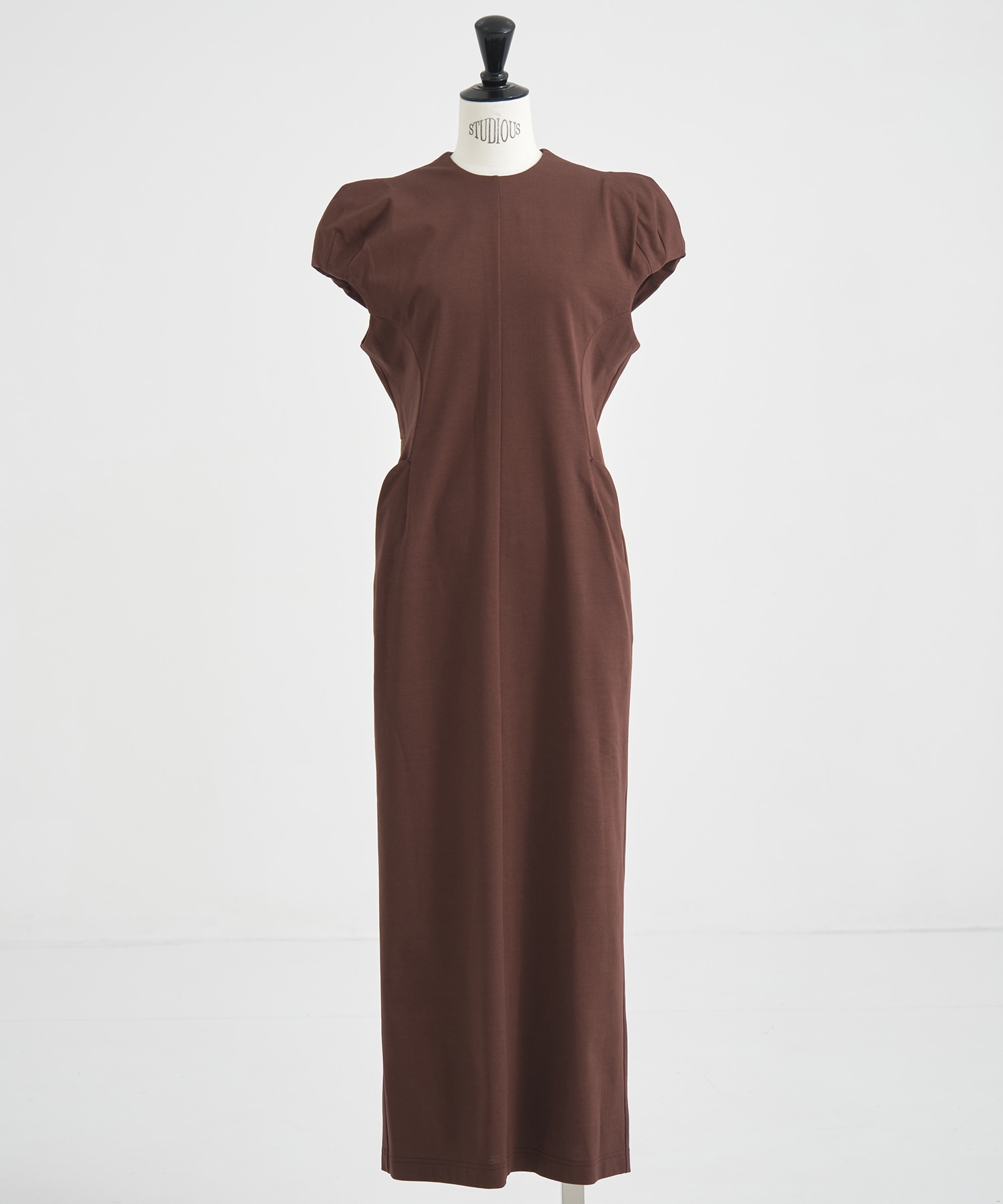 Cotton Jersey Puff Sleeve Dress