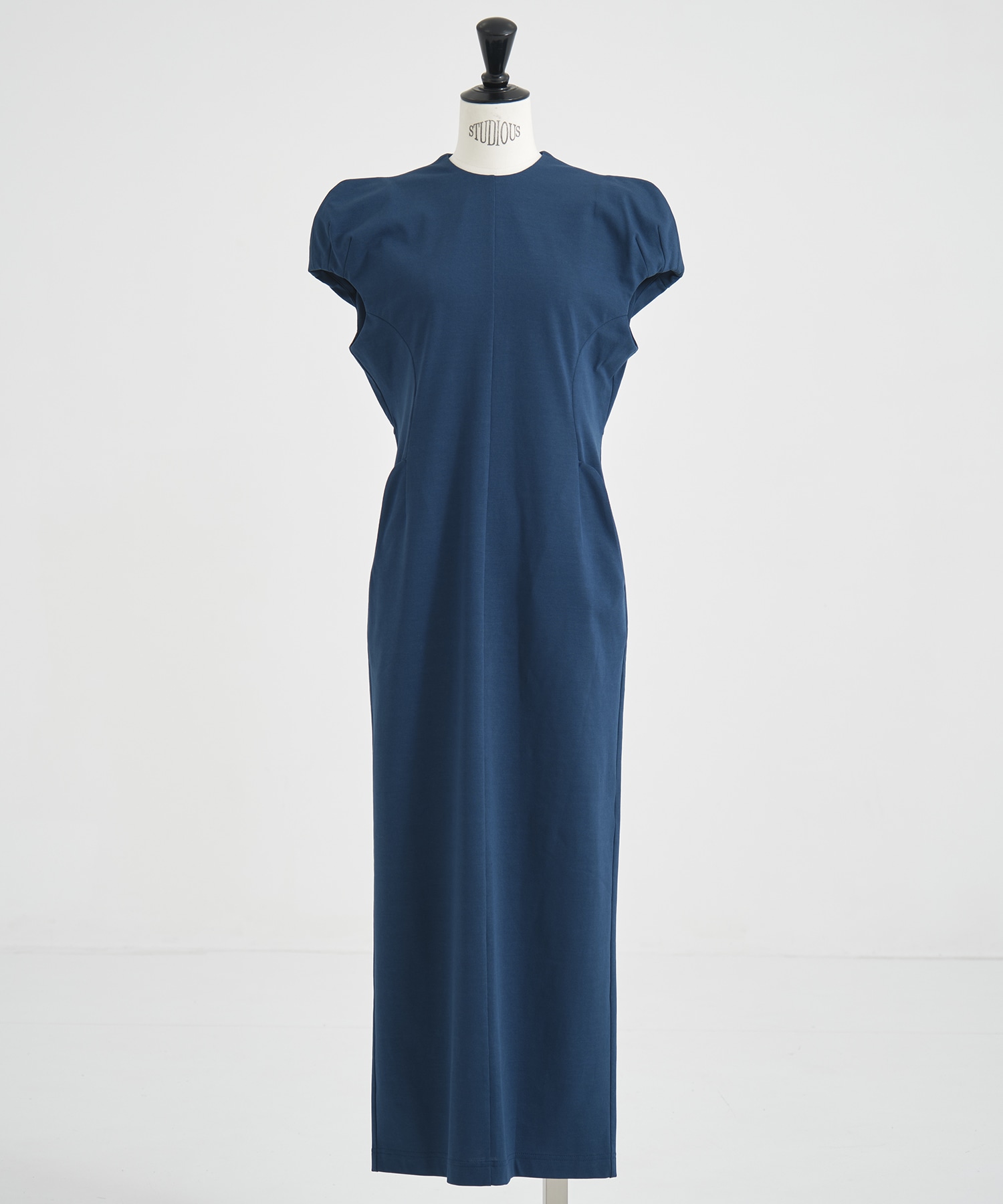 Cotton Jersey Puff Sleeve Dress