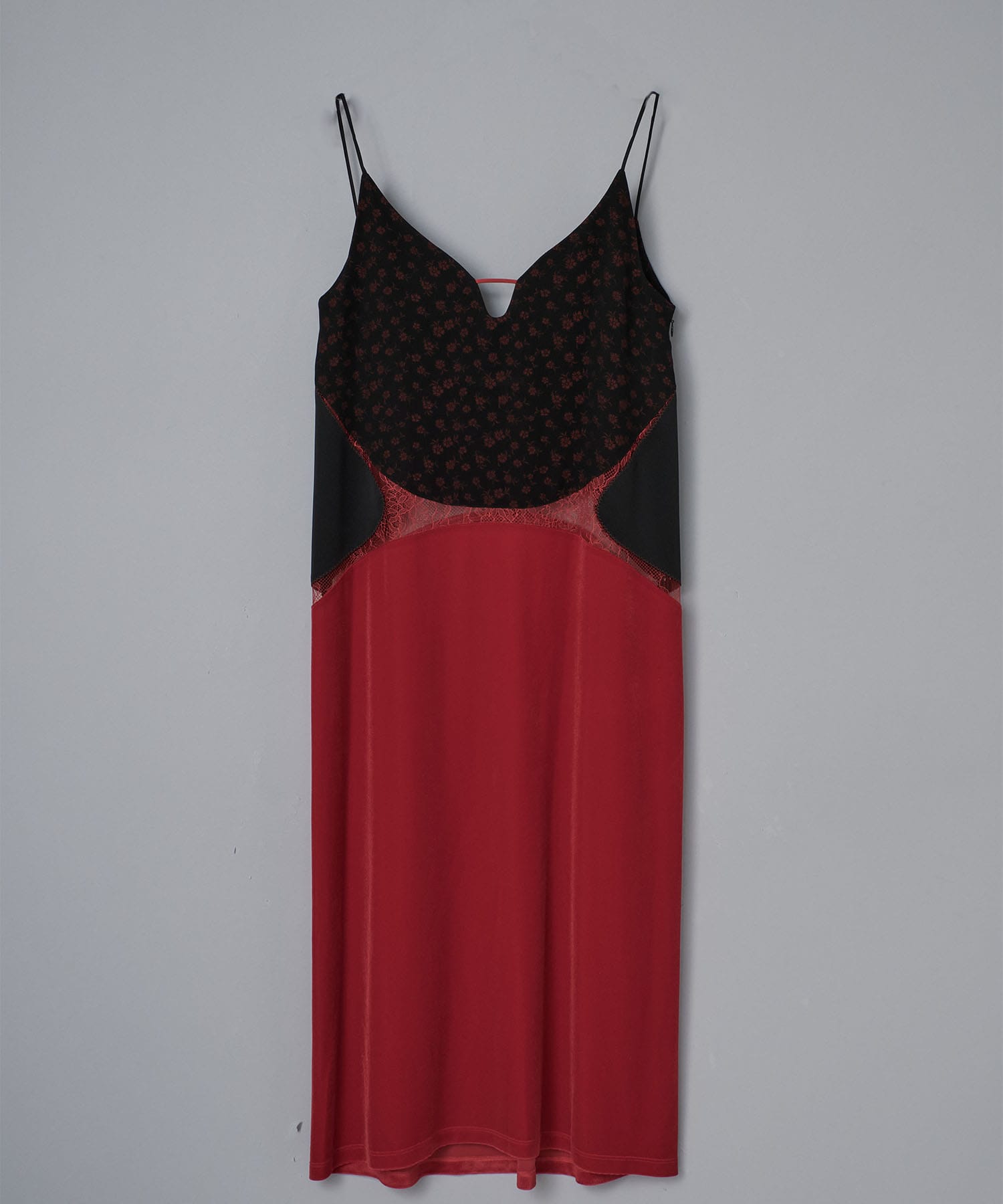 Cupro Triacetate Floral Jacquard Camisole Dress