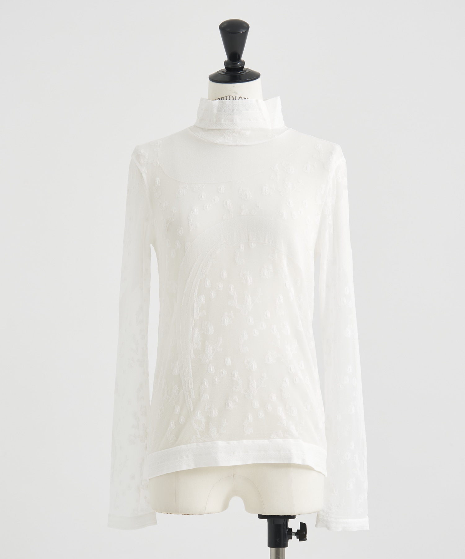 Knitted High Neck Top
