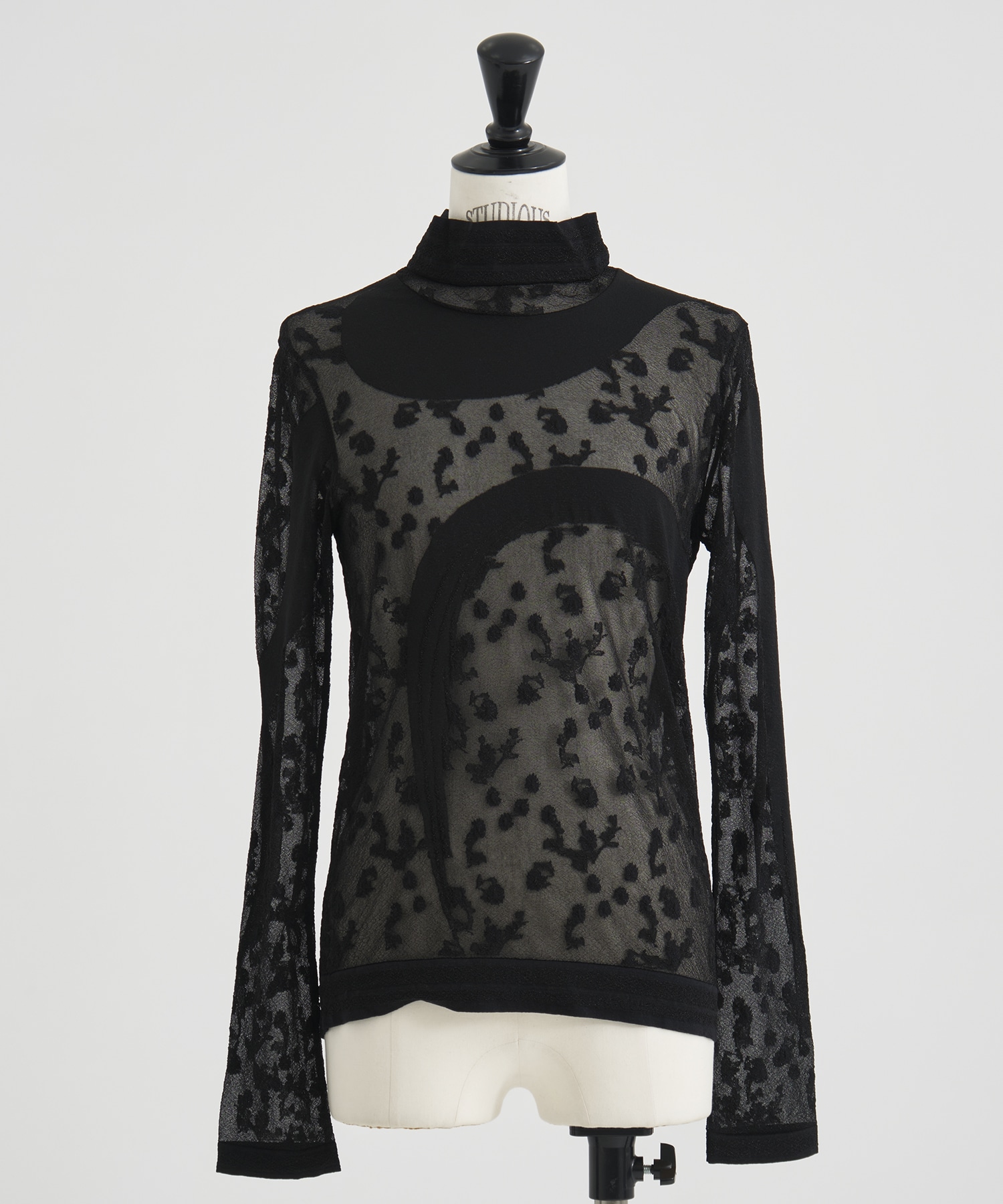 Knitted High Neck Top