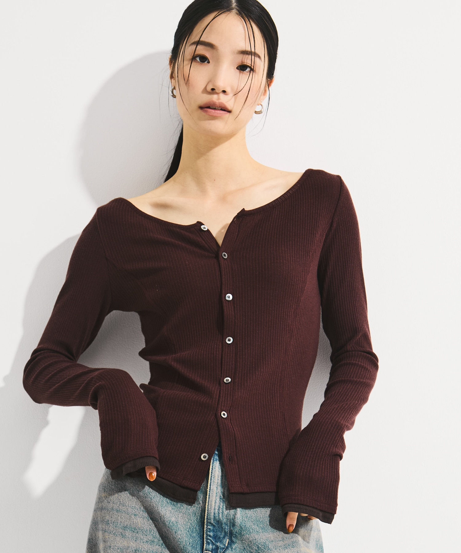 Cashmere Silk Long Tee
