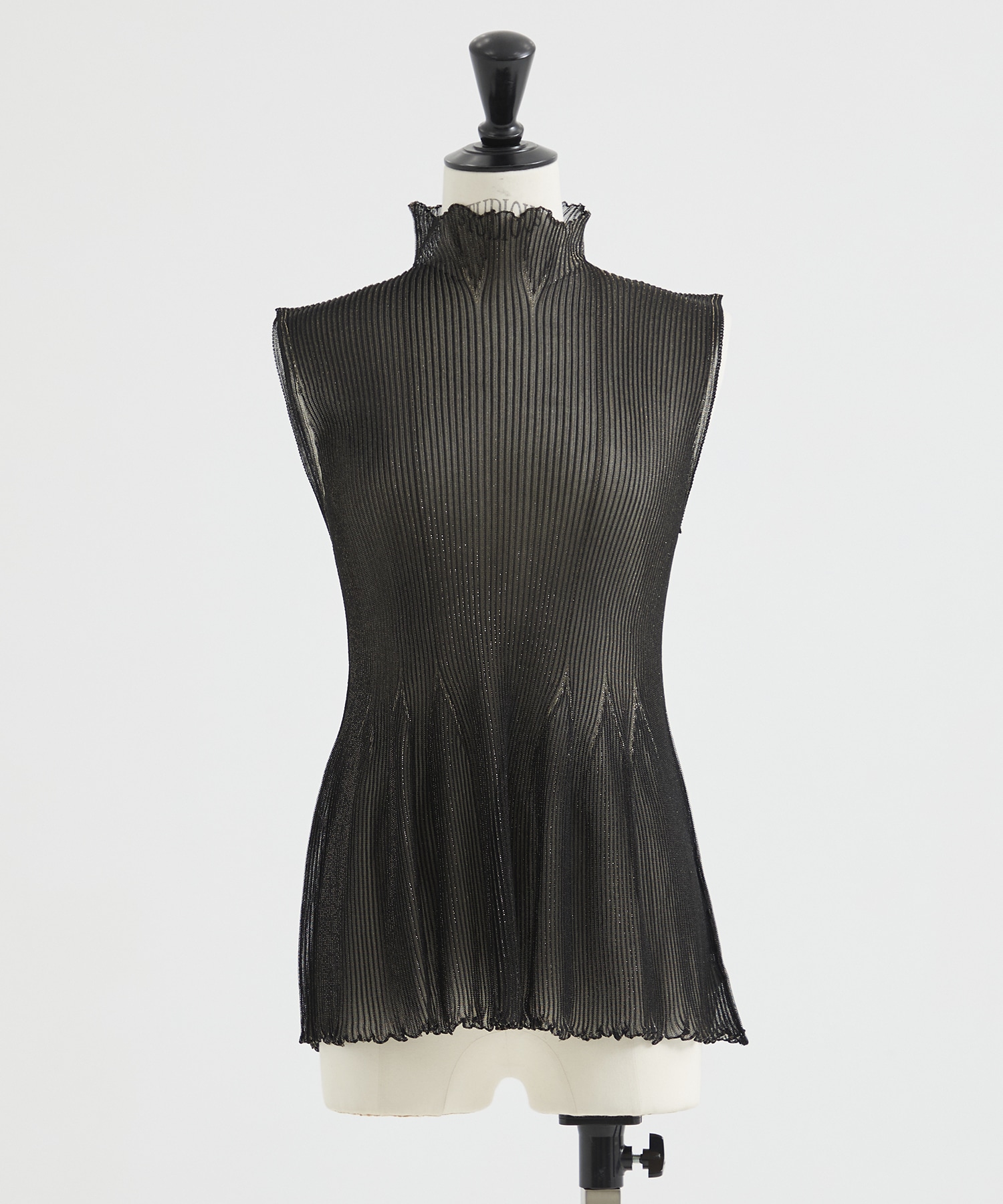 HYPHA LUCENT GLITTER SLEEVELESS TOP