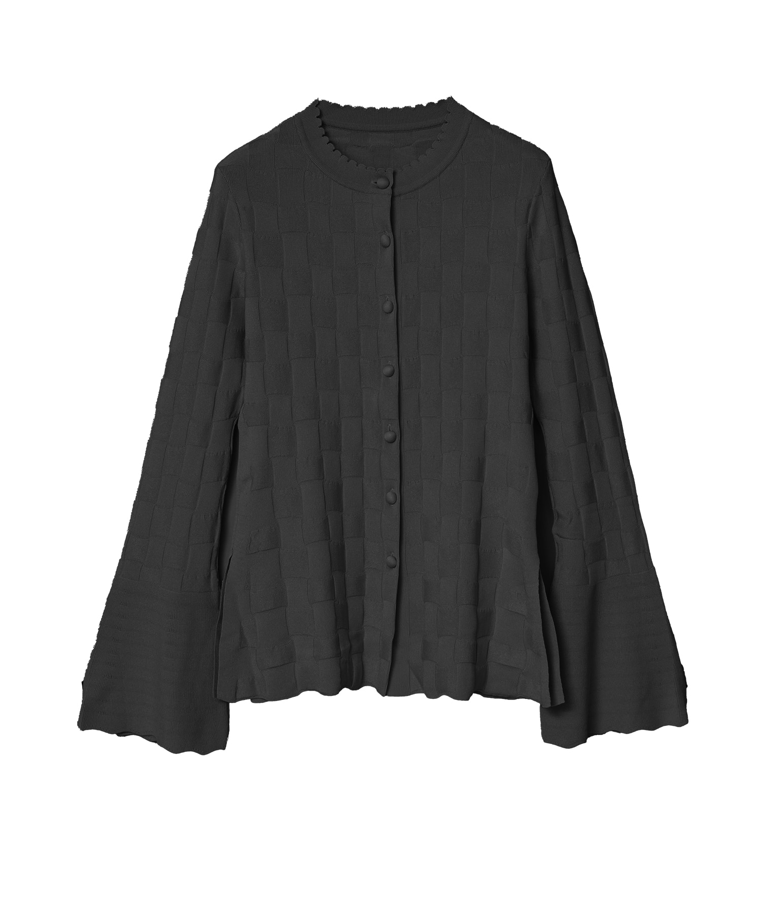 Links Stitch Knitted Cardigan