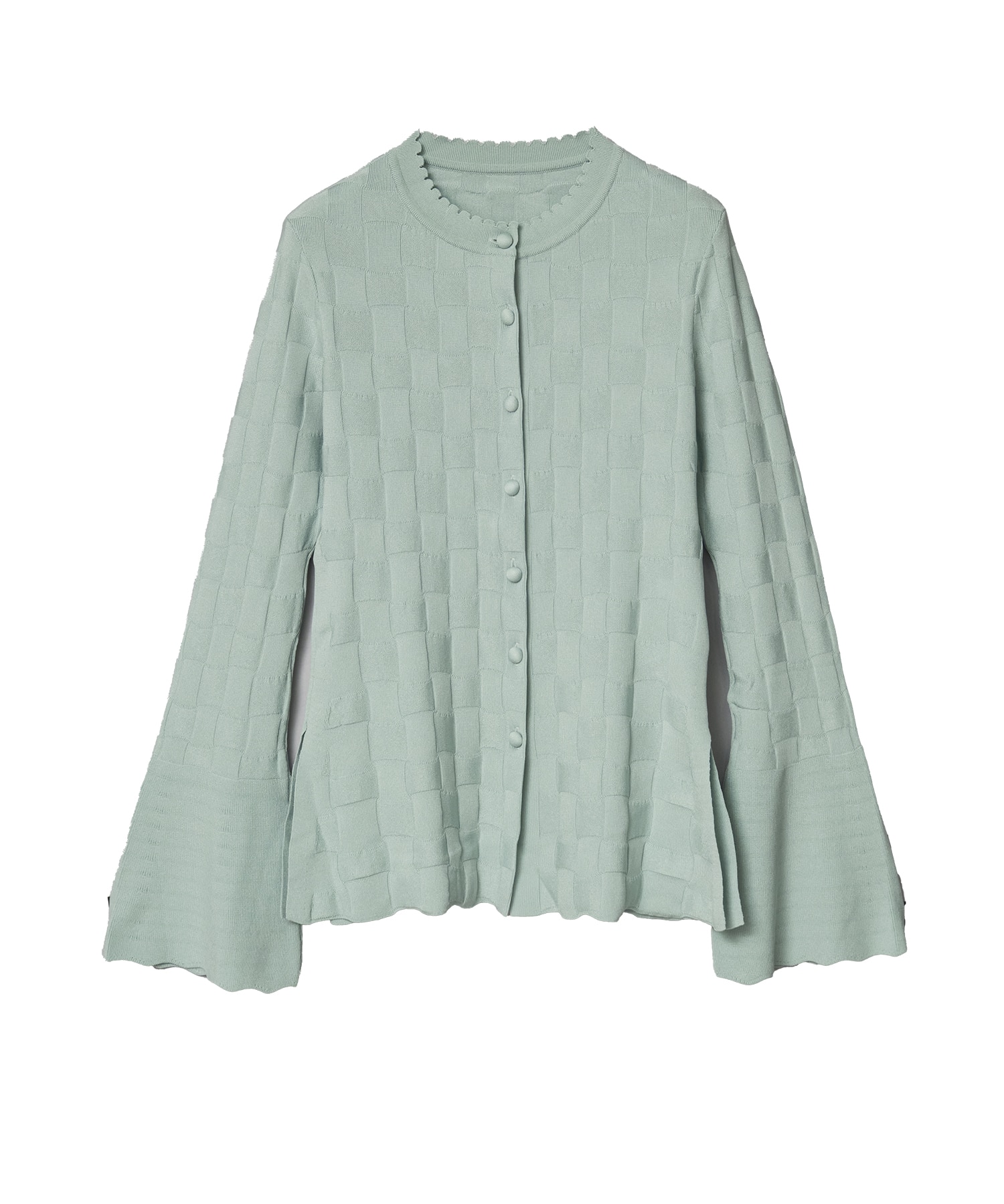 Links Stitch Knitted Cardigan