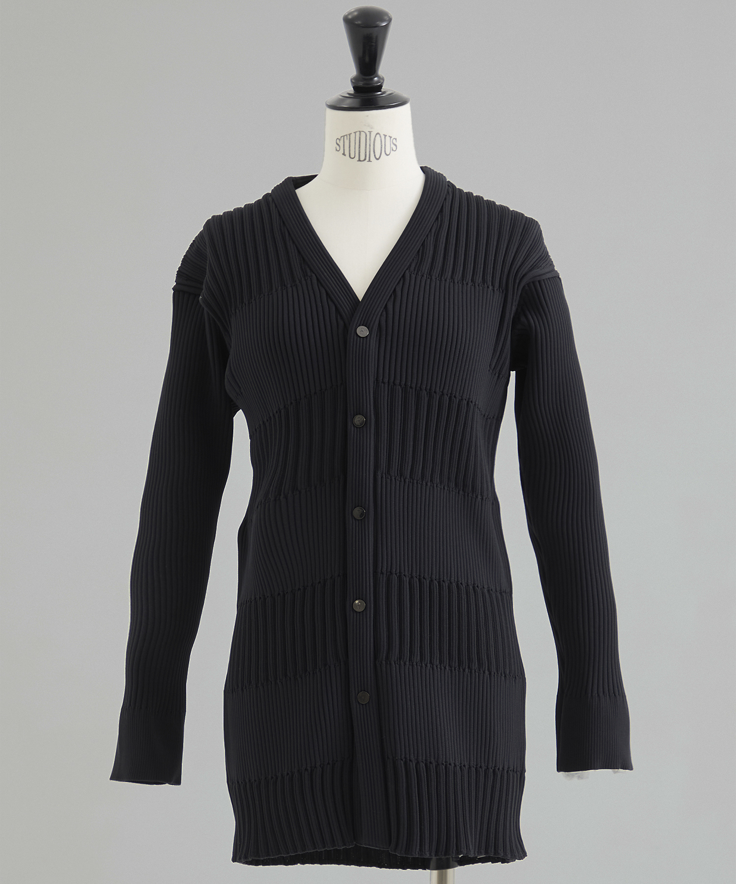FLUTED LONG CARDIGAN