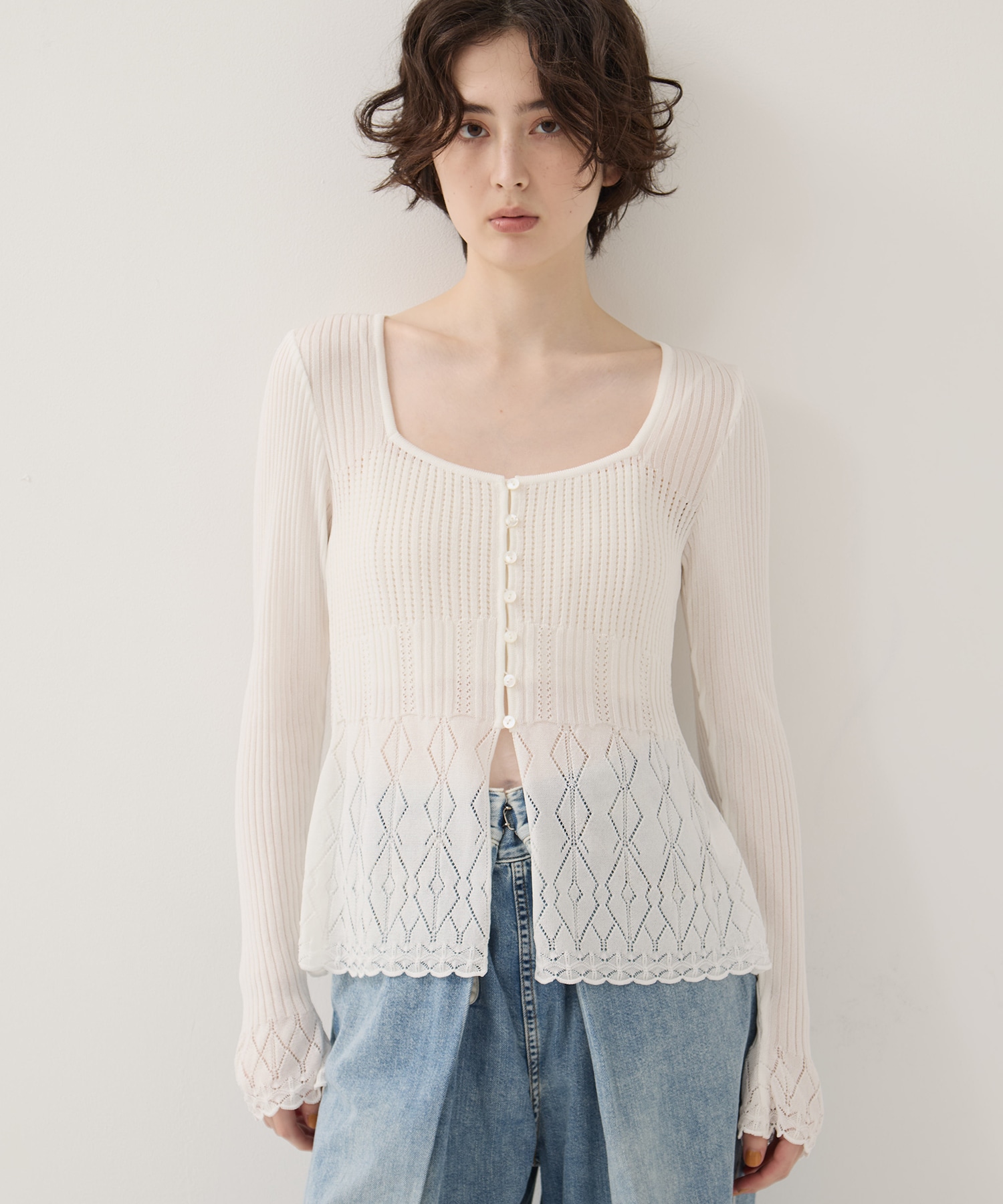 Lace Knit Cardigan