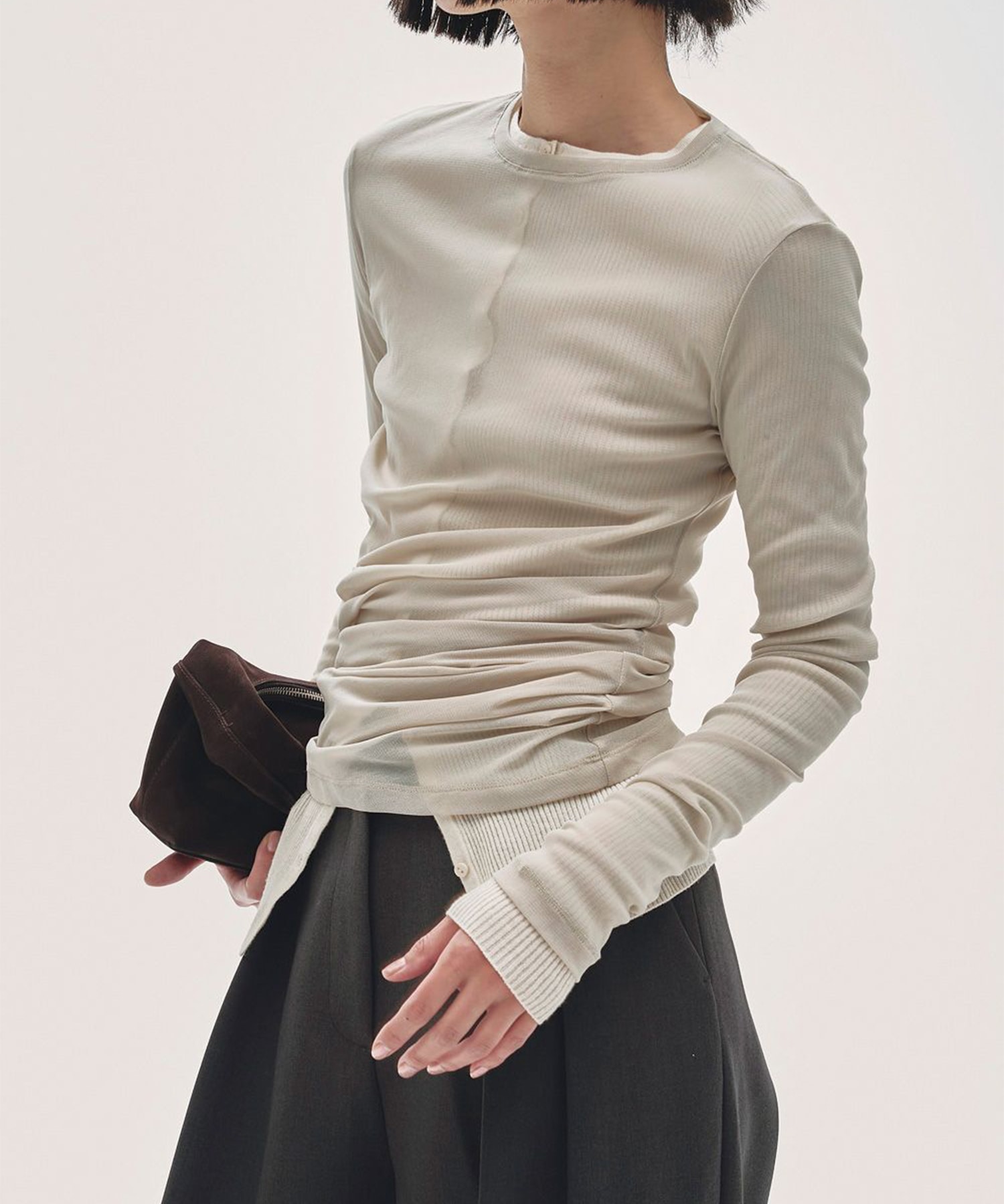 Silkwool Knit Cardigan