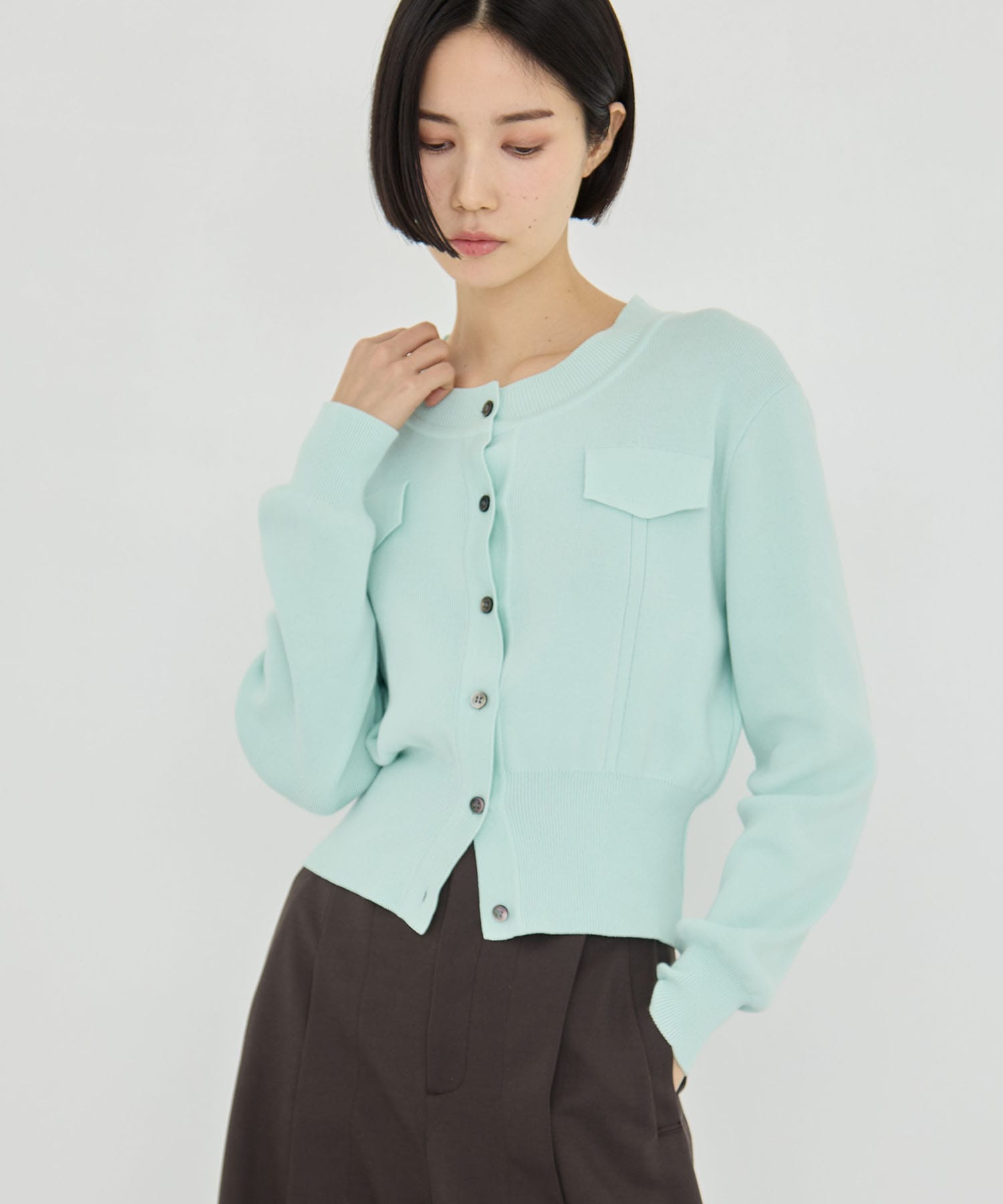 POCKET KNIT CARDIGAN