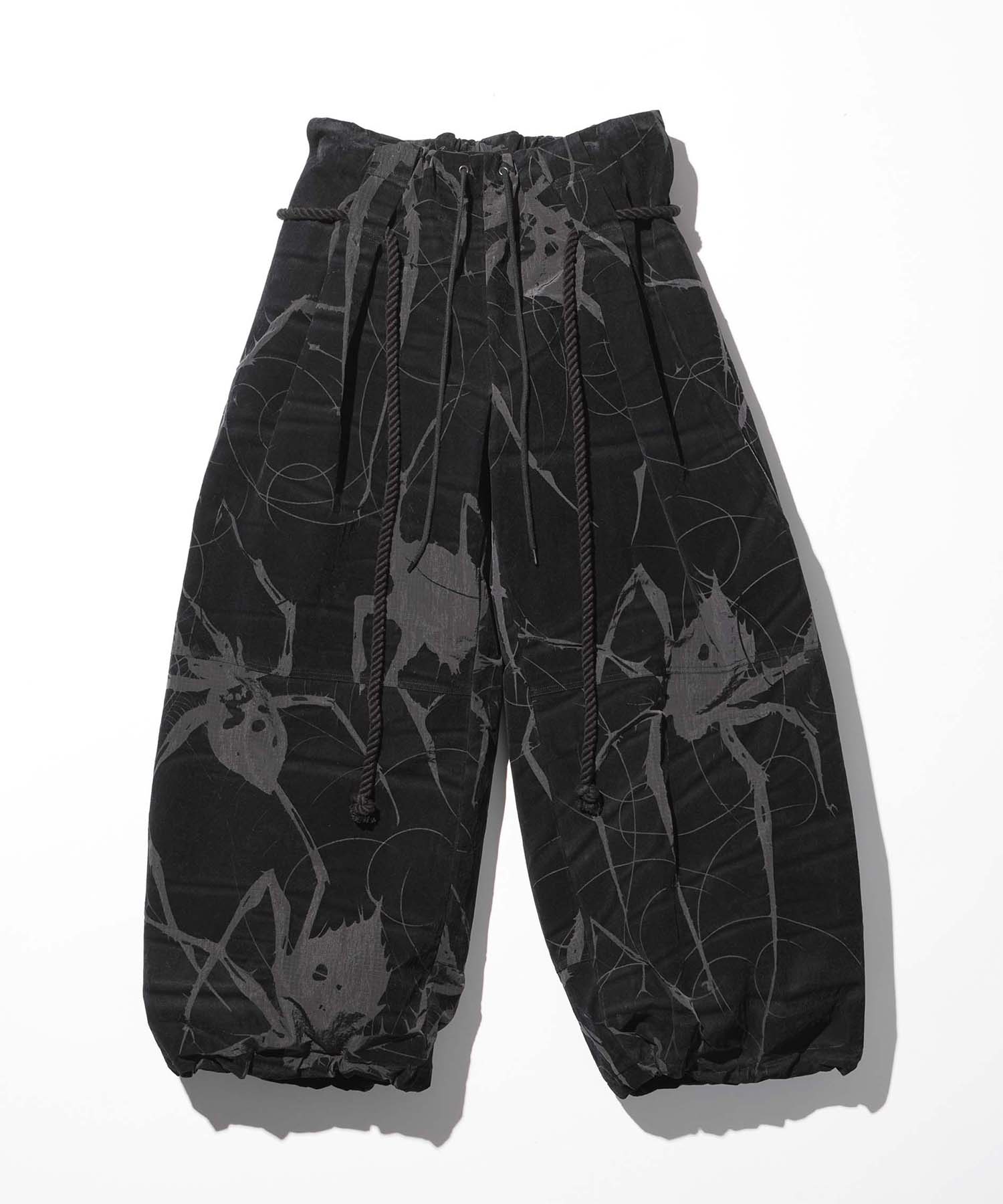spider flocky balloon pants