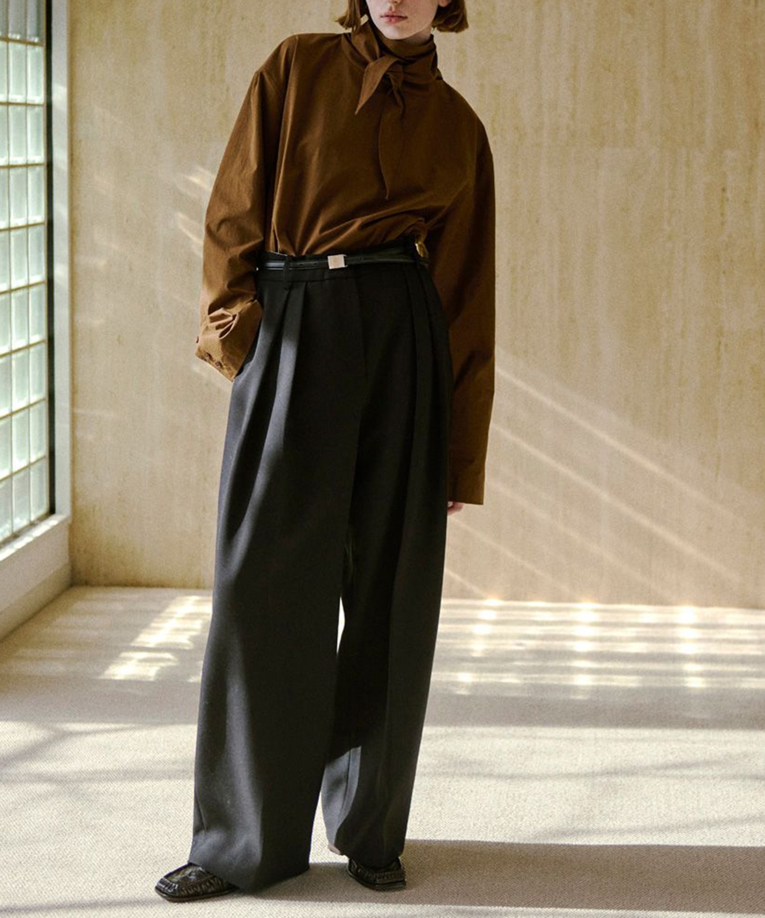 Bonding Wide Trousers