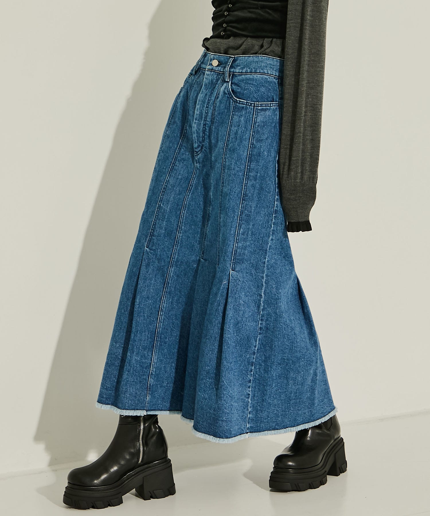 WAO-FSK46-2007(デニムマーメイドスカート）