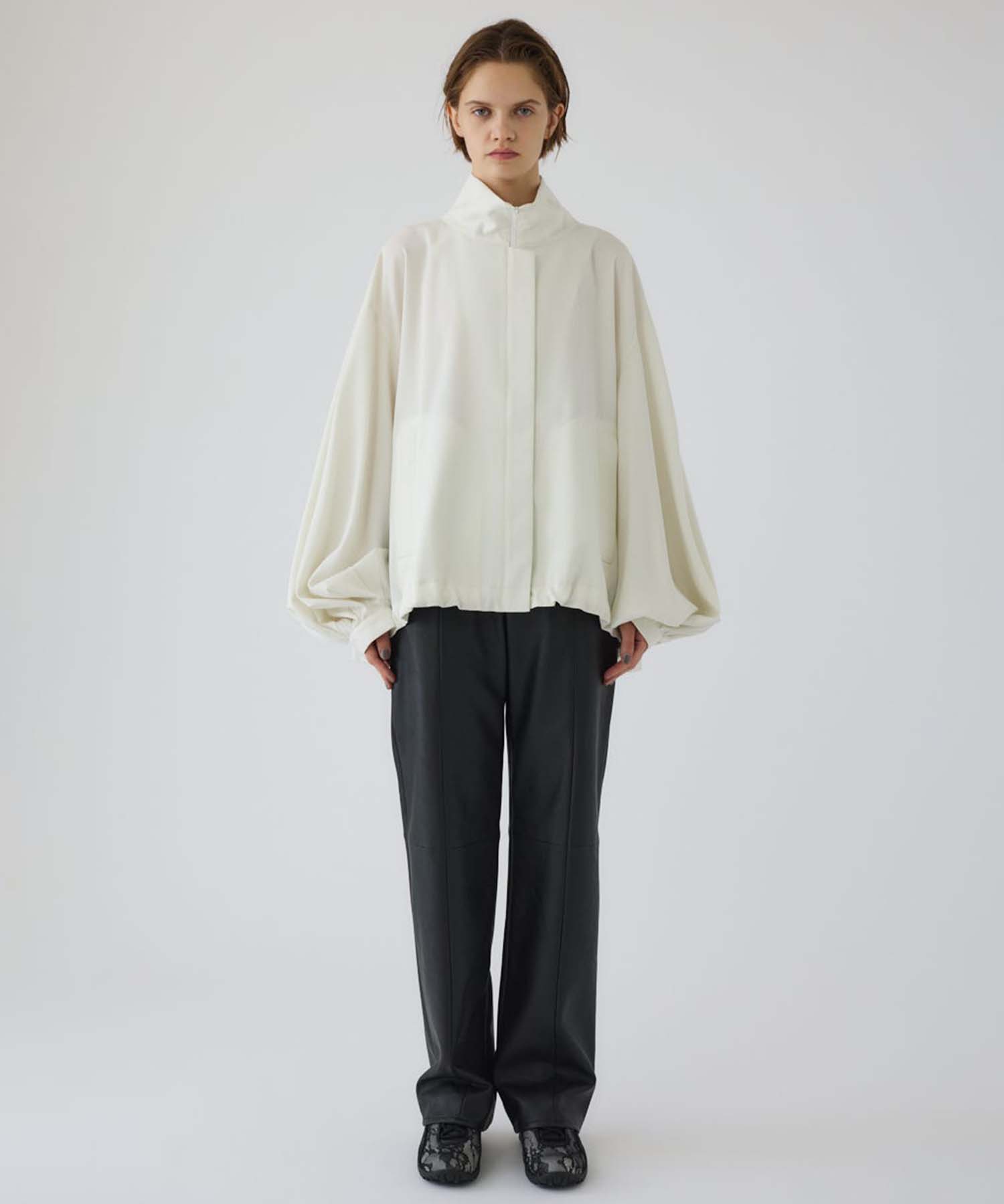 Stand collar tuck sleeve BZ