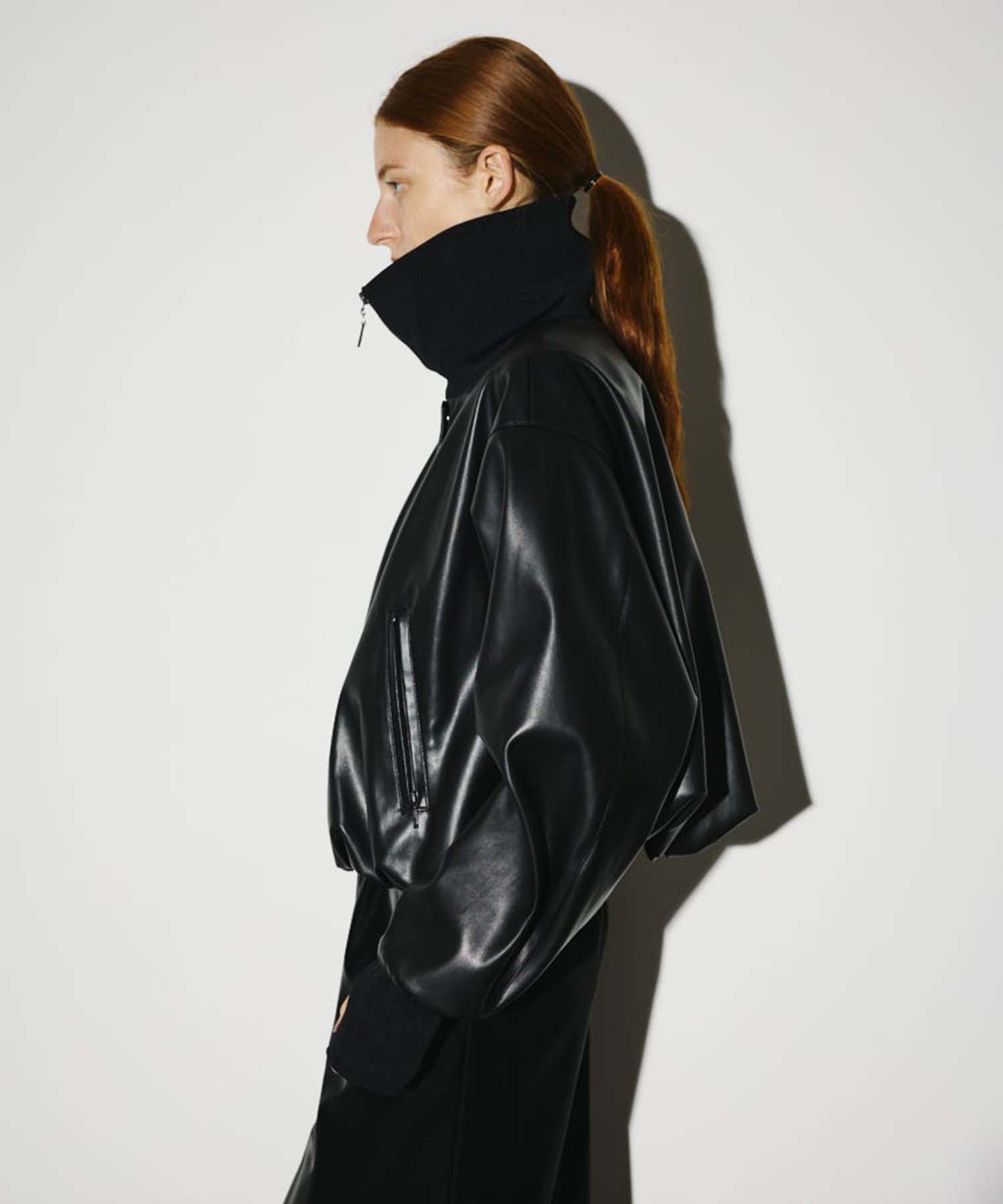 Synthetic leather short JK