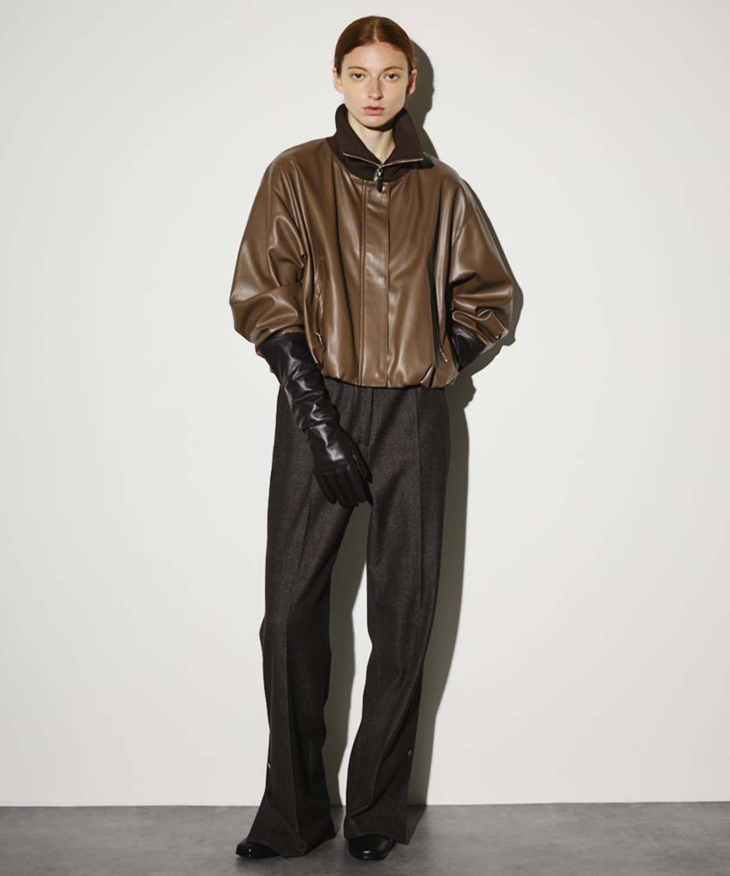 Synthetic leather short JK