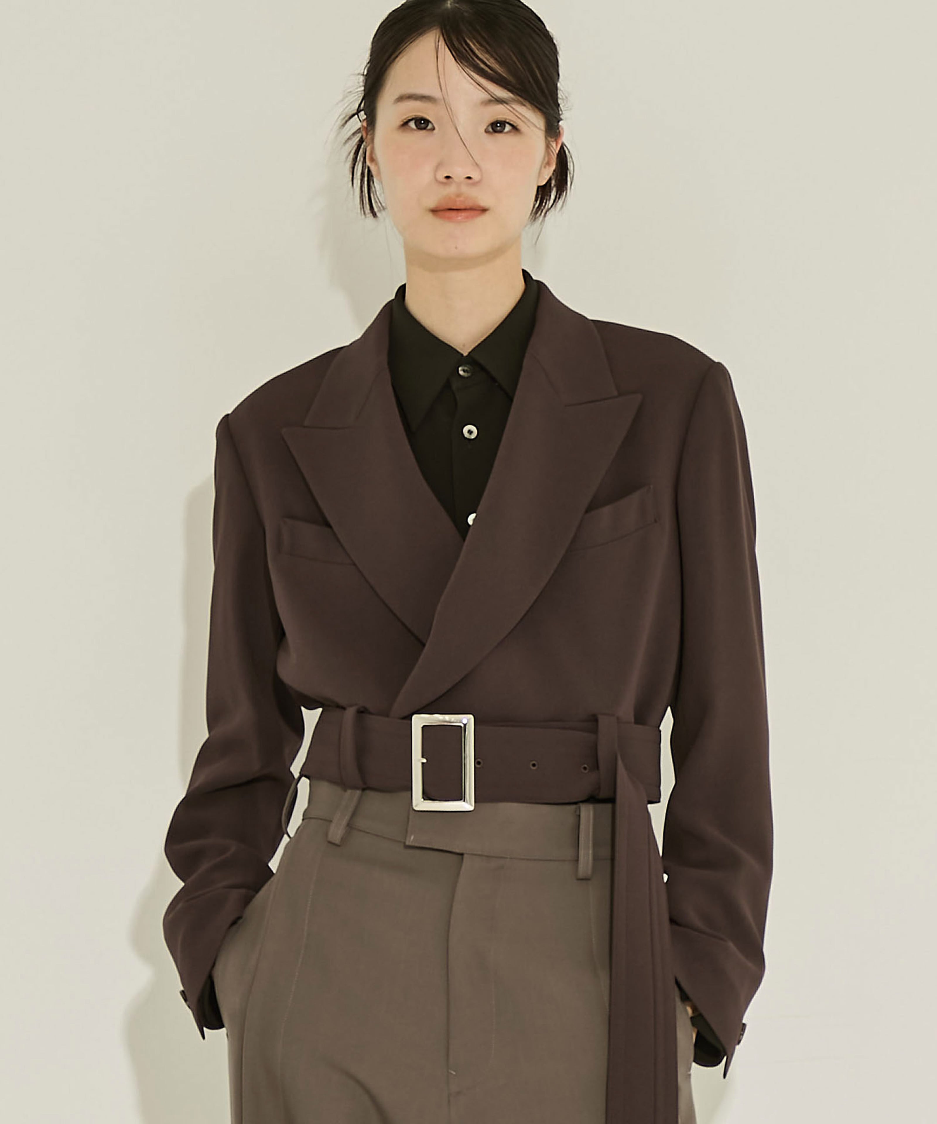 Cropped Belt JKT