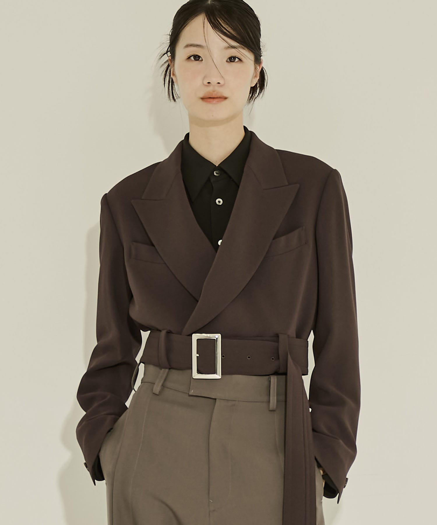 Cropped Belt JKT