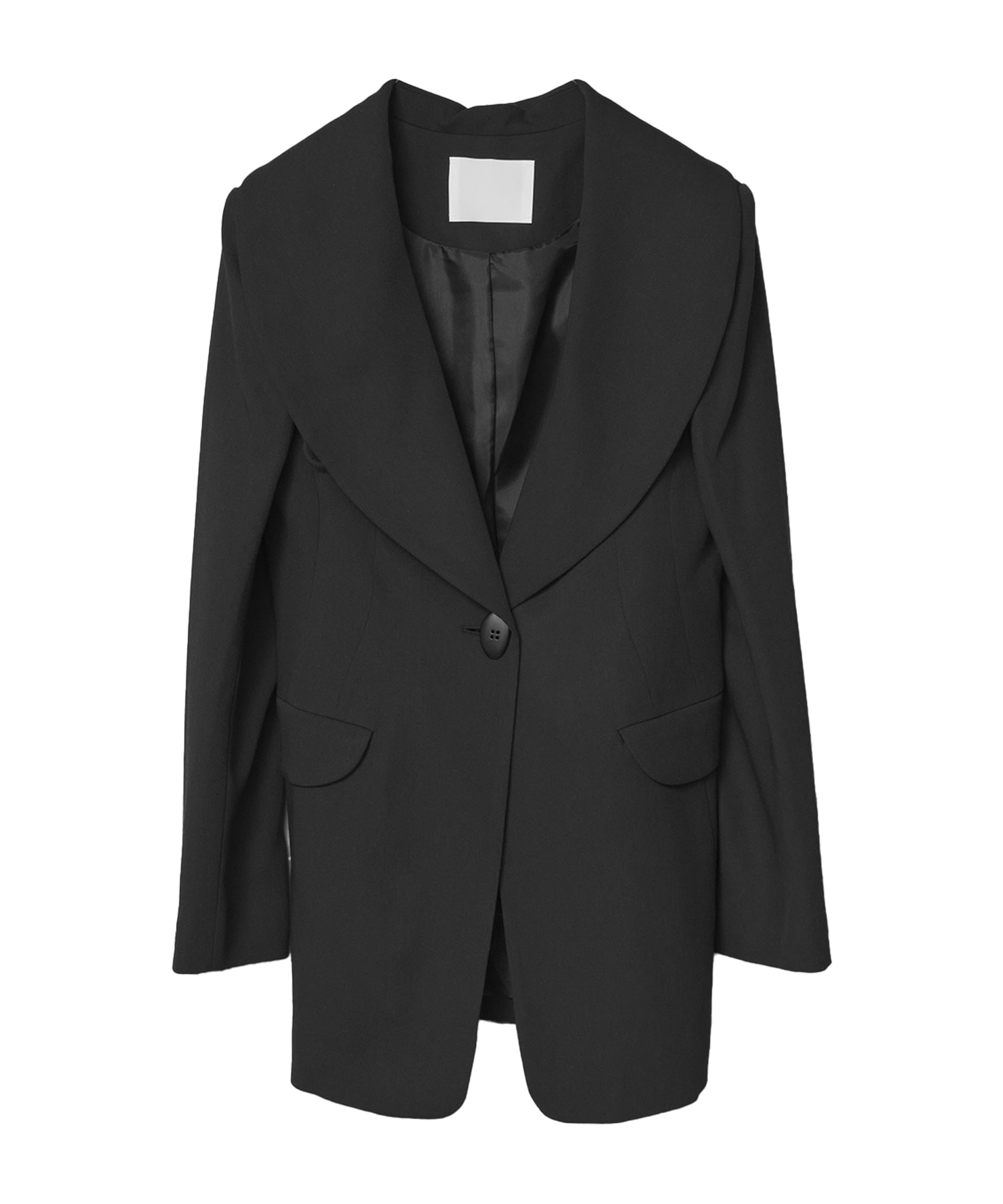Wool Venetian Shawl Collar Jacket