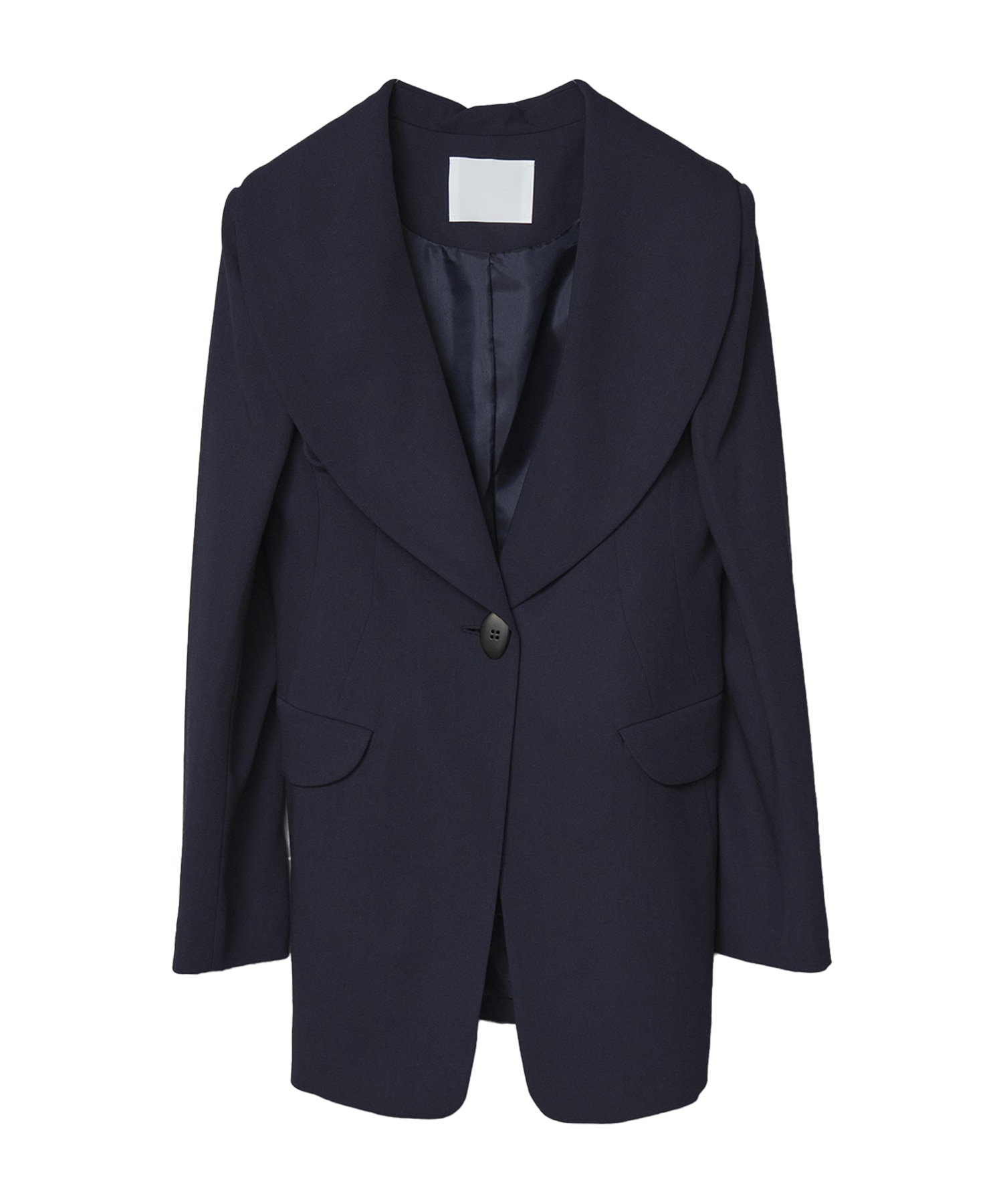 Wool Venetian Shawl Collar Jacket