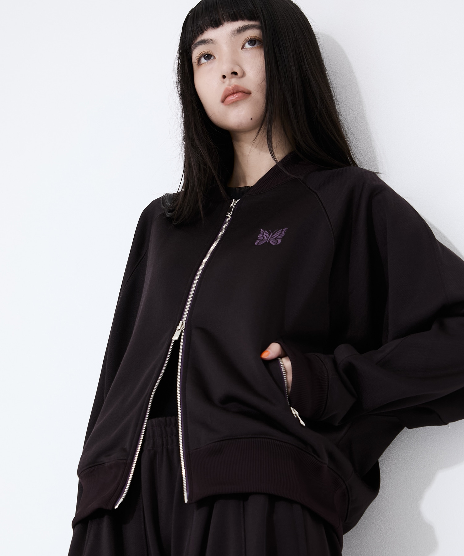 Dolman Sleeve Track Jacket - Bright Jersey
