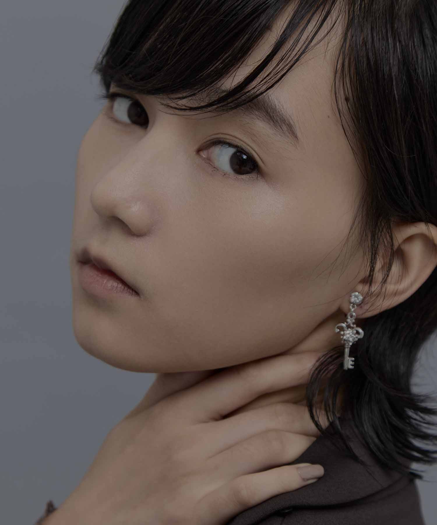 key ＆ lock earrings
