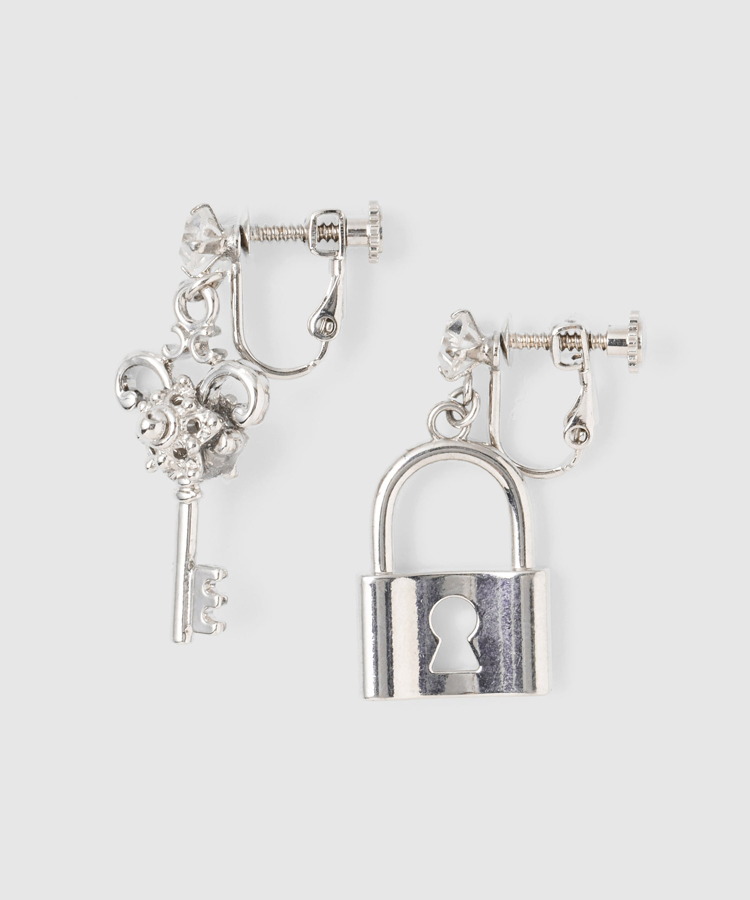 key ＆ lock earrings