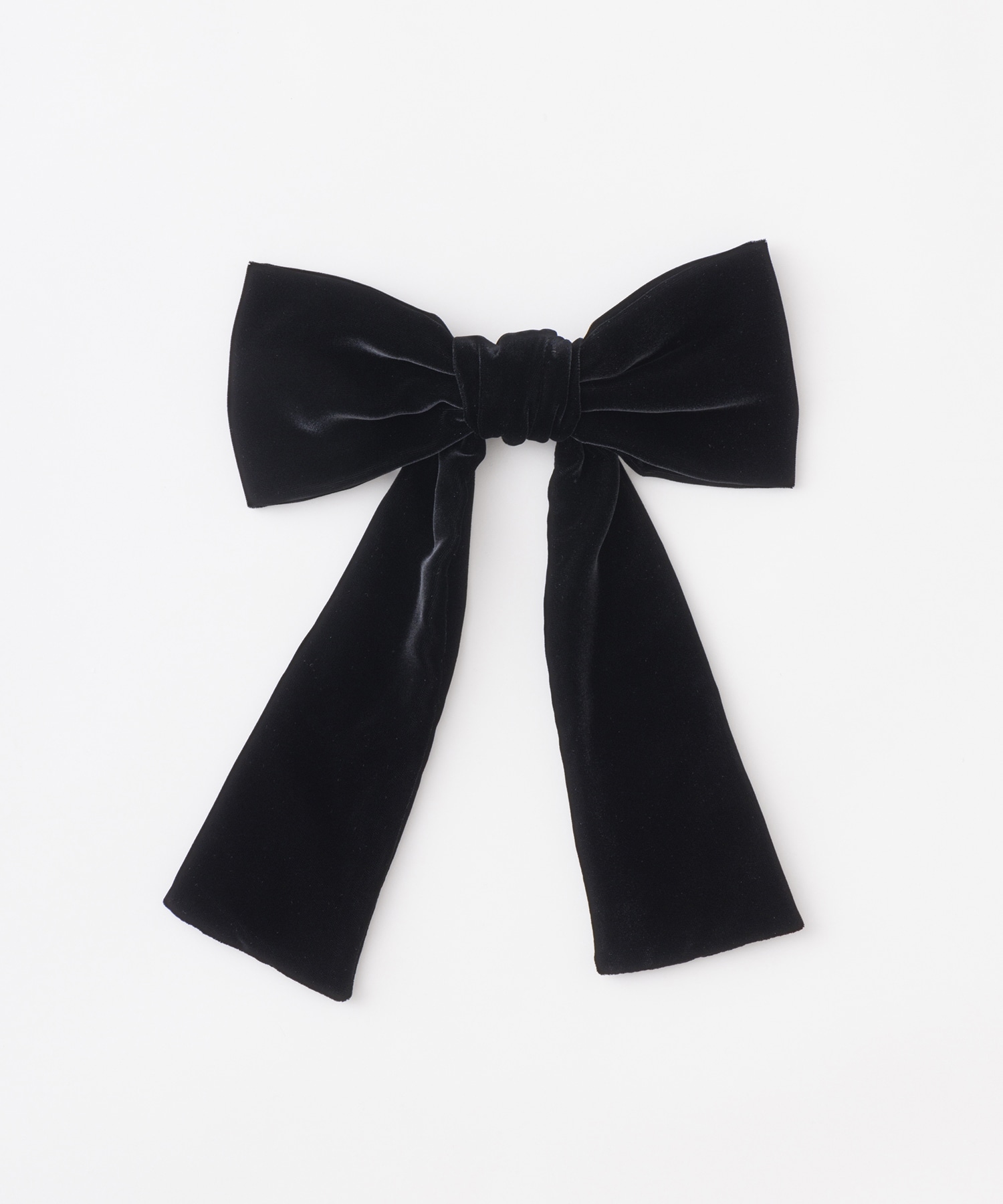 VELVET BOW HAIR CLIP