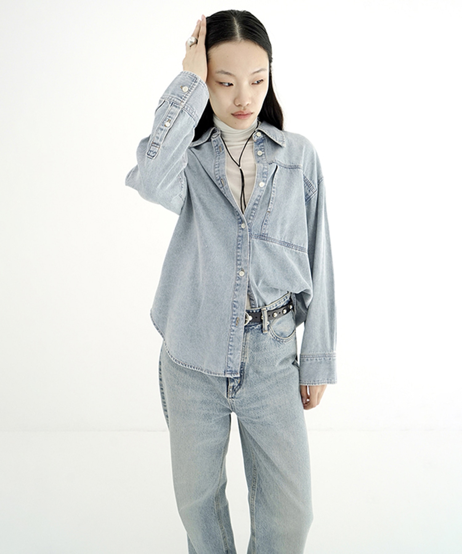 COMPACT DENIM SHIRTS