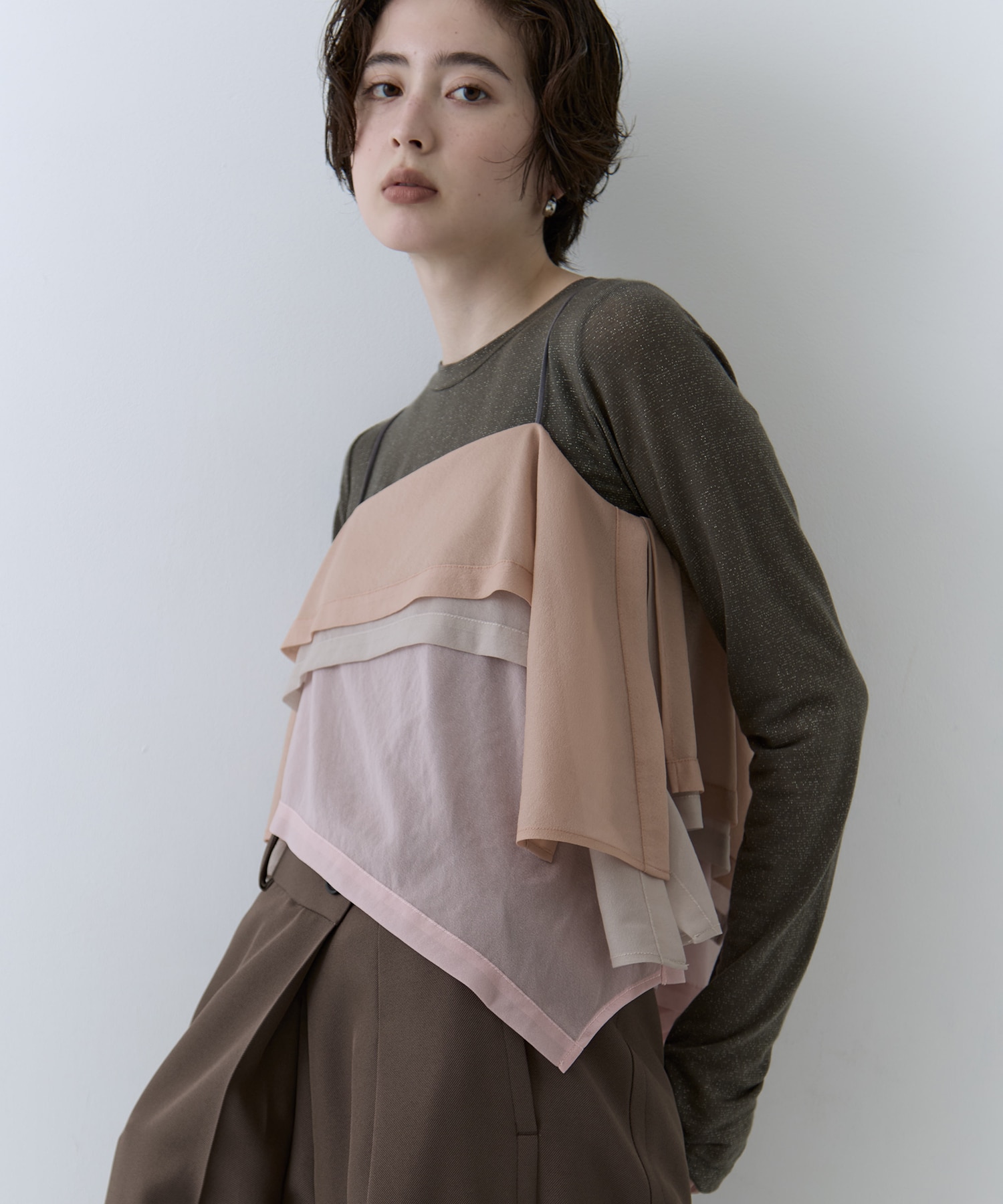 3way Camisole & Cashmere Long T