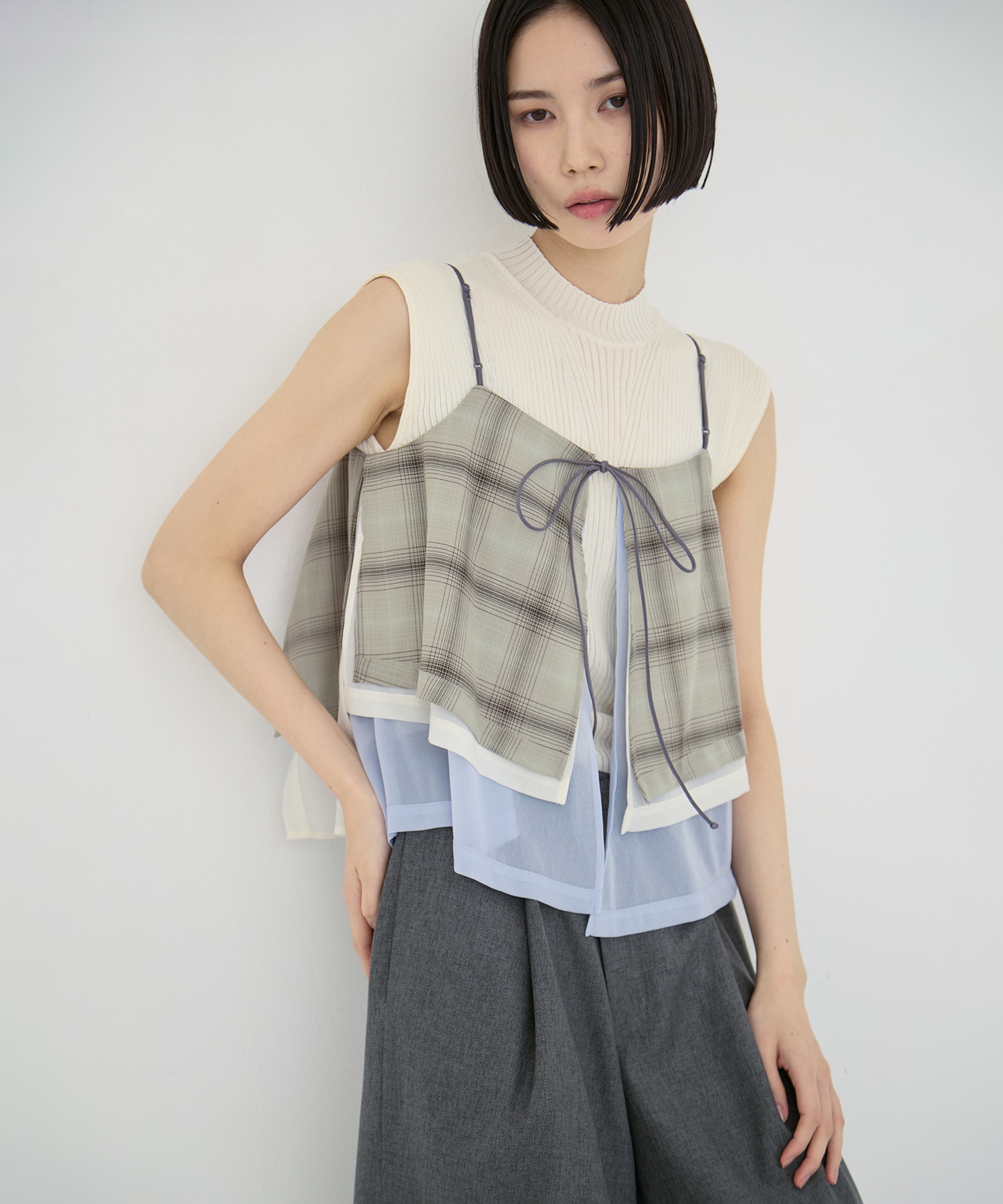 3way Camisole & Cashmere Long T