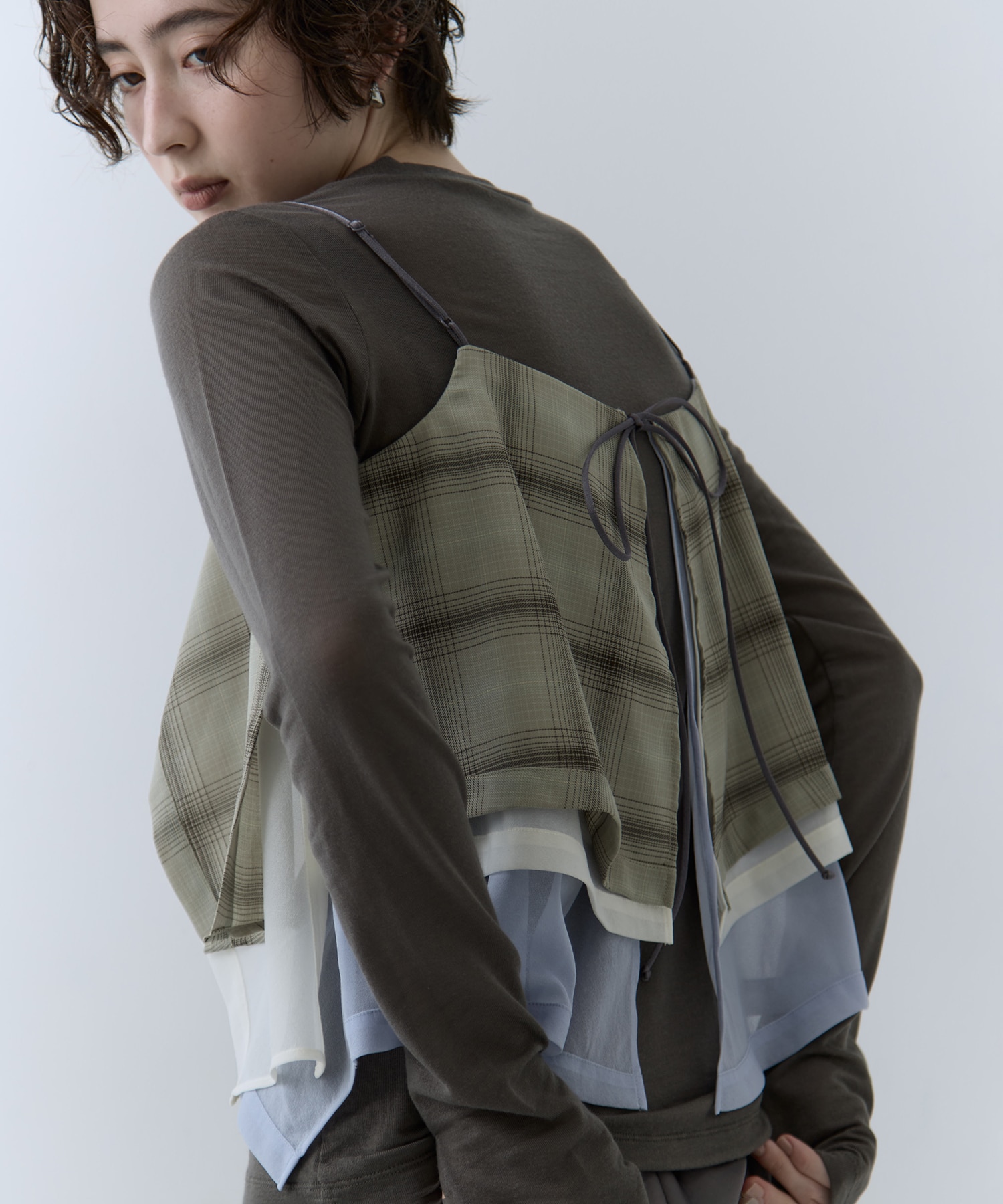 3way Camisole & Cashmere Long T