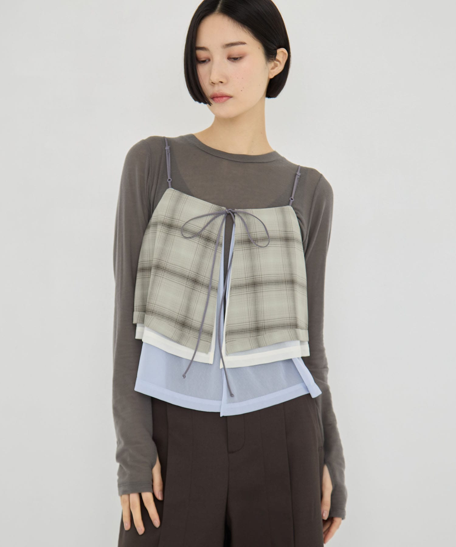 3way Camisole & Cashmere Long T