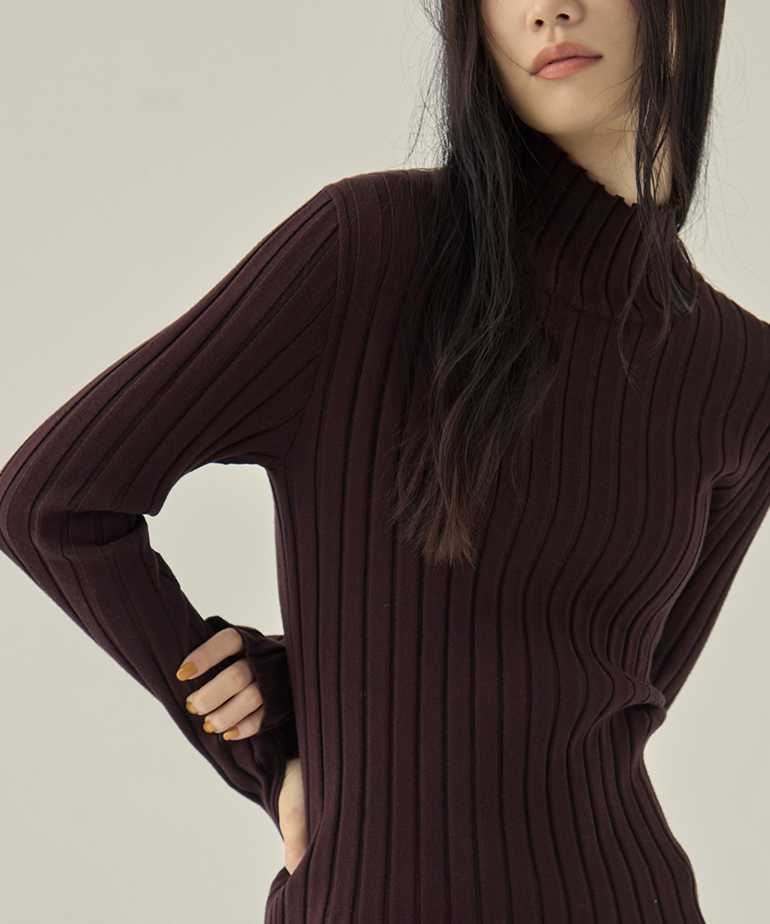 Silk Viscorse Wide Rib KT