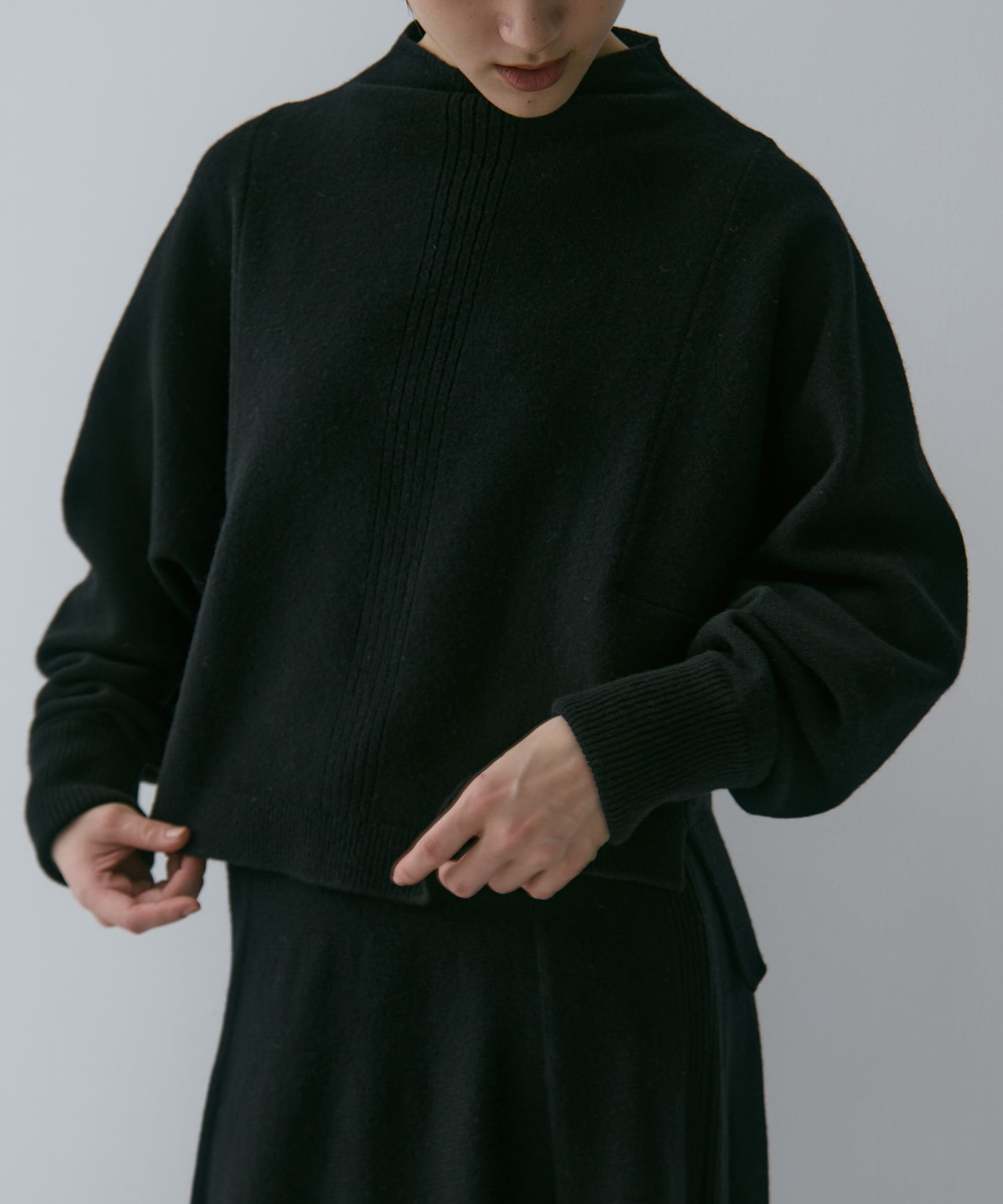 別注 CASHMERE BOAT NECK KNIT