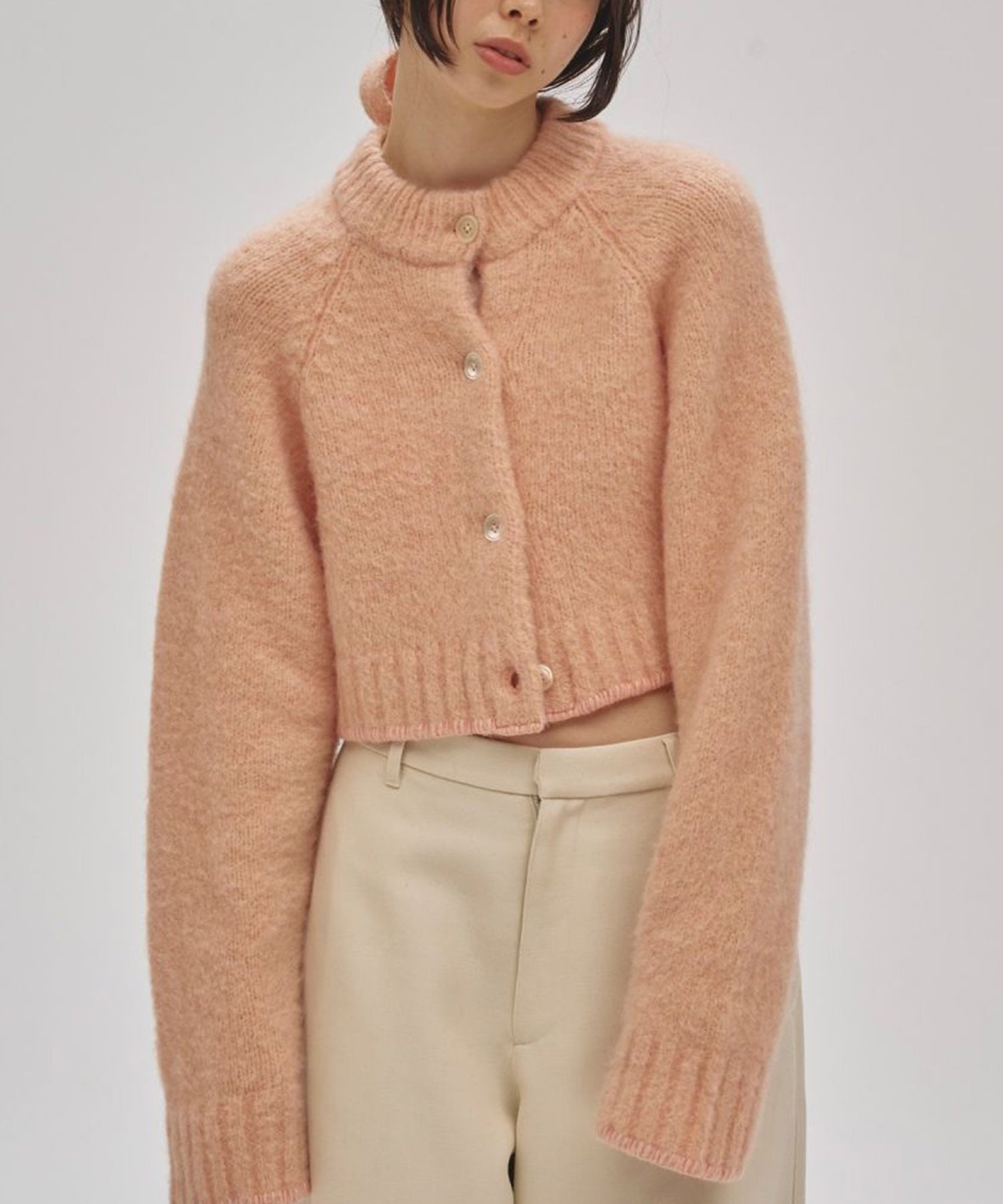 Brashed Knit Cardigan