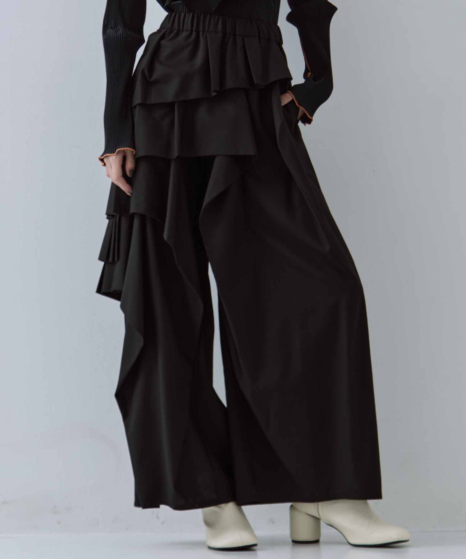 別注ラッフルパンツ(ウール素材)