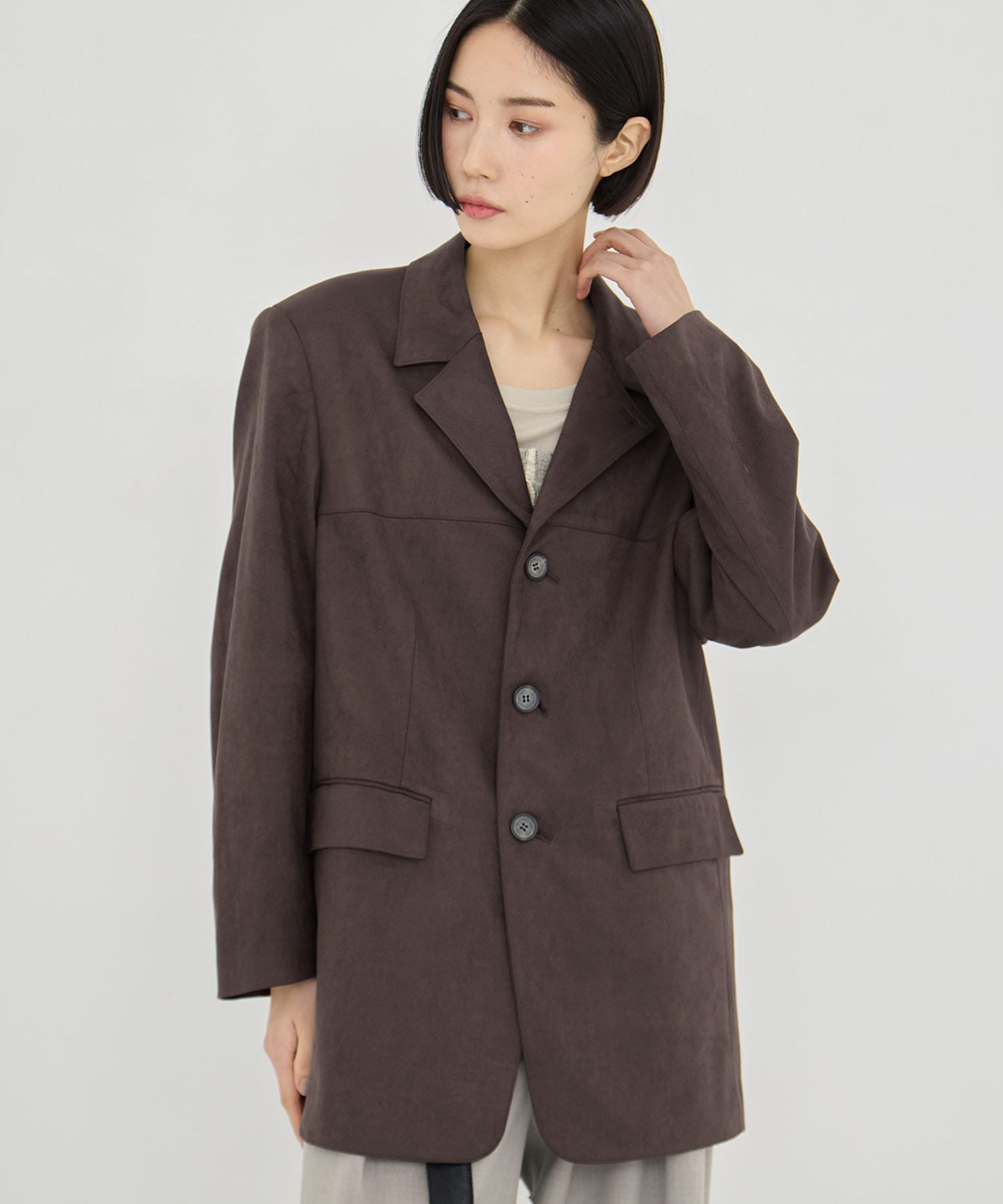 Soft Suede Over Jacket