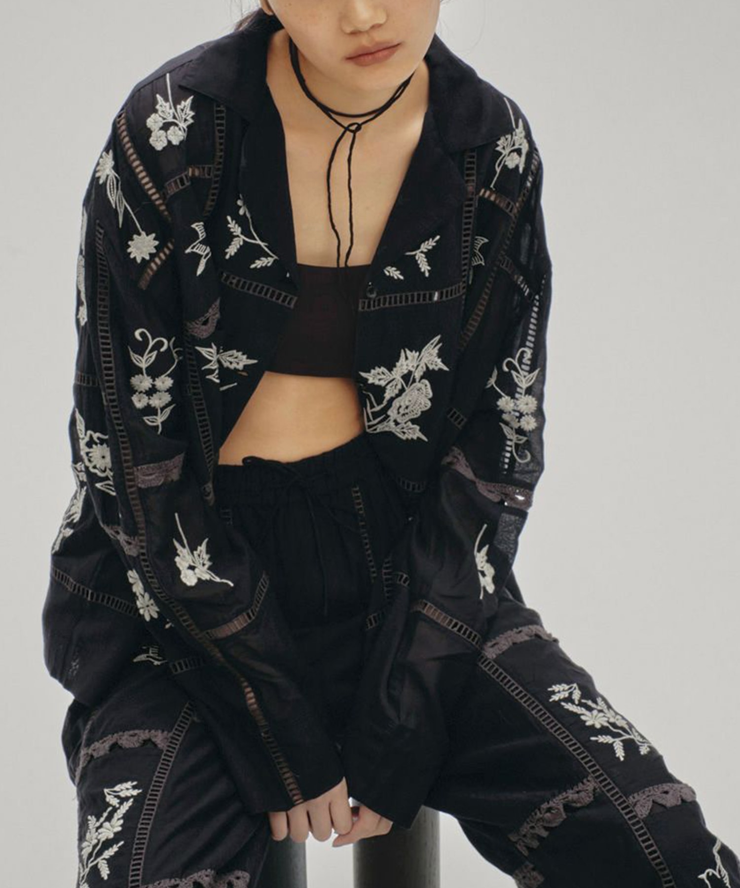 Embroidery Patchwork Shirts