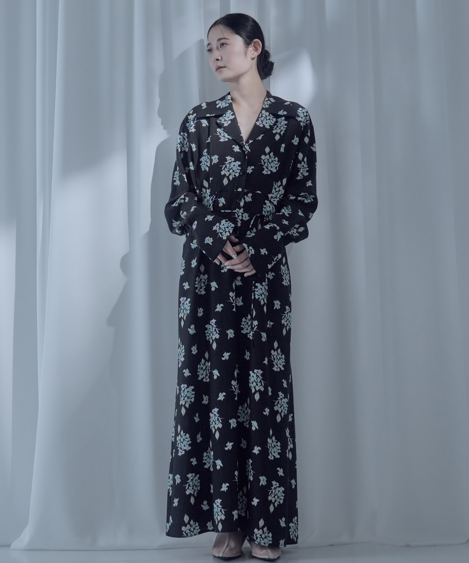 Floral Motif Printed Dress