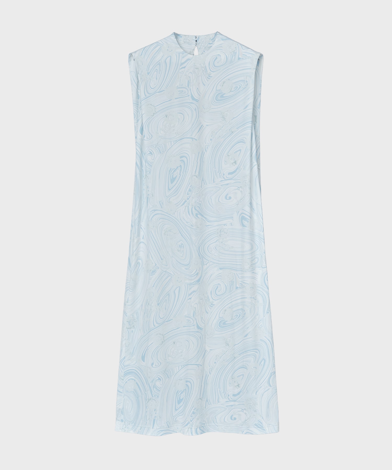 Marble Print Jersey Dress